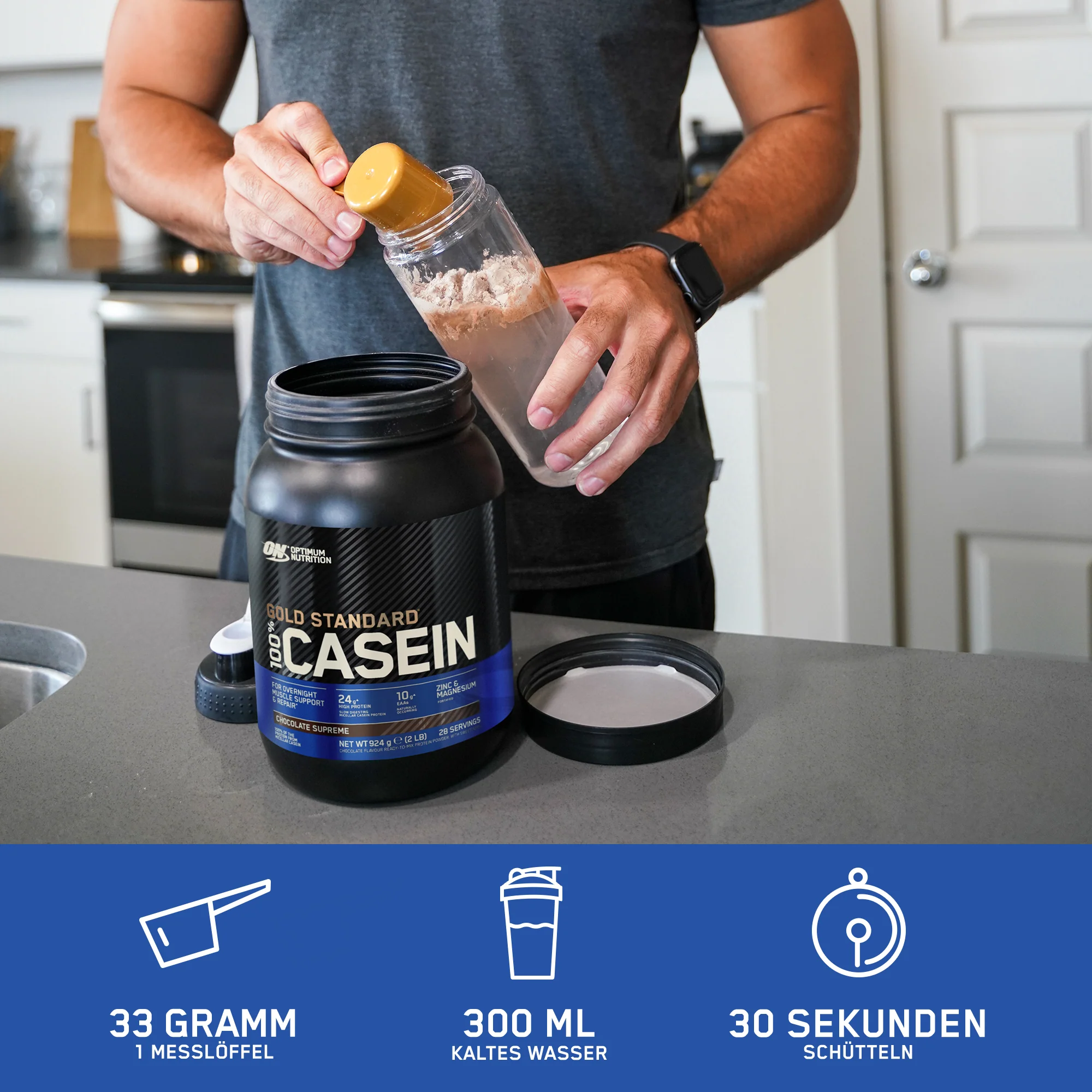 100% Casein (924g) - Image 5