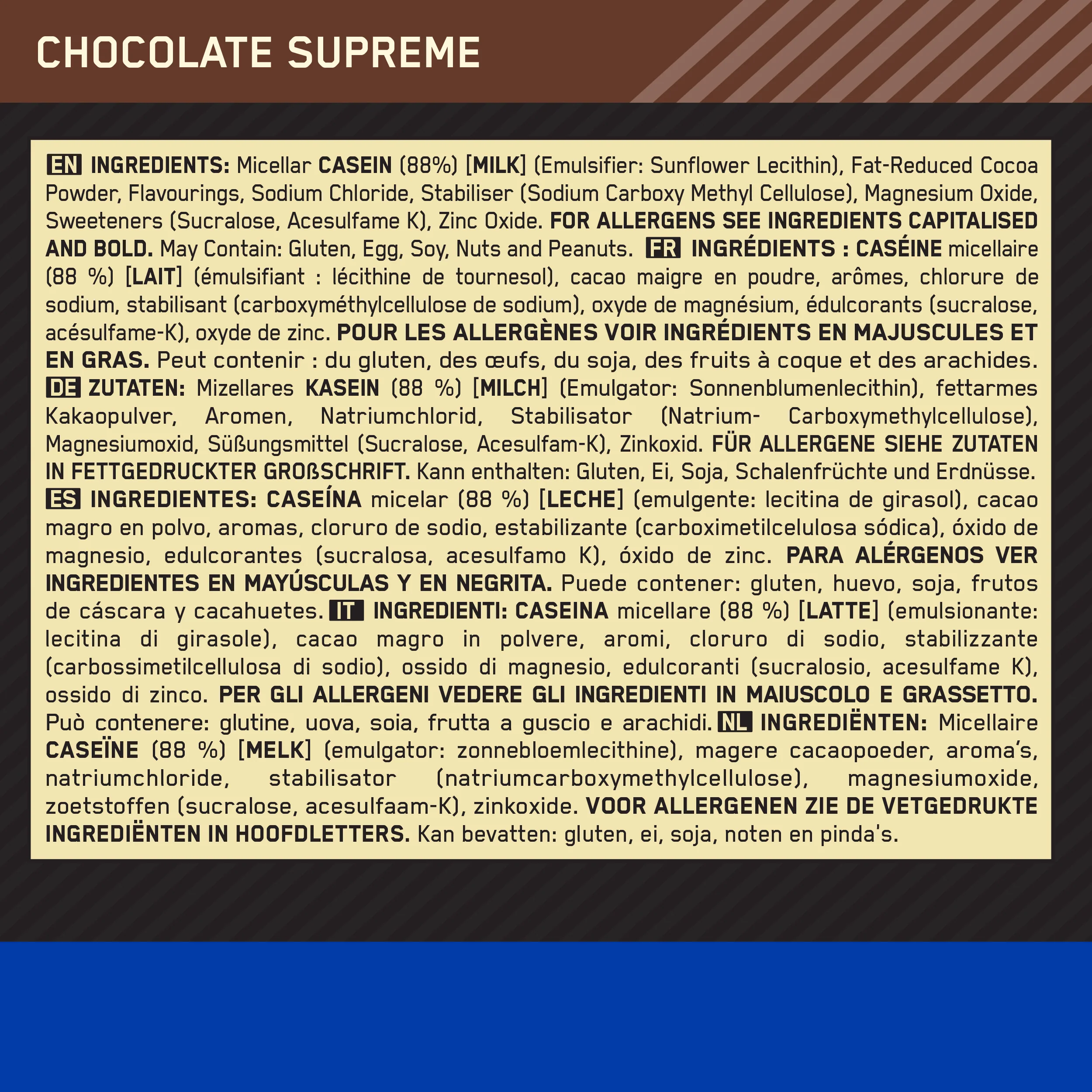 100% Casein Gold Standard (1820g) - Image 16
