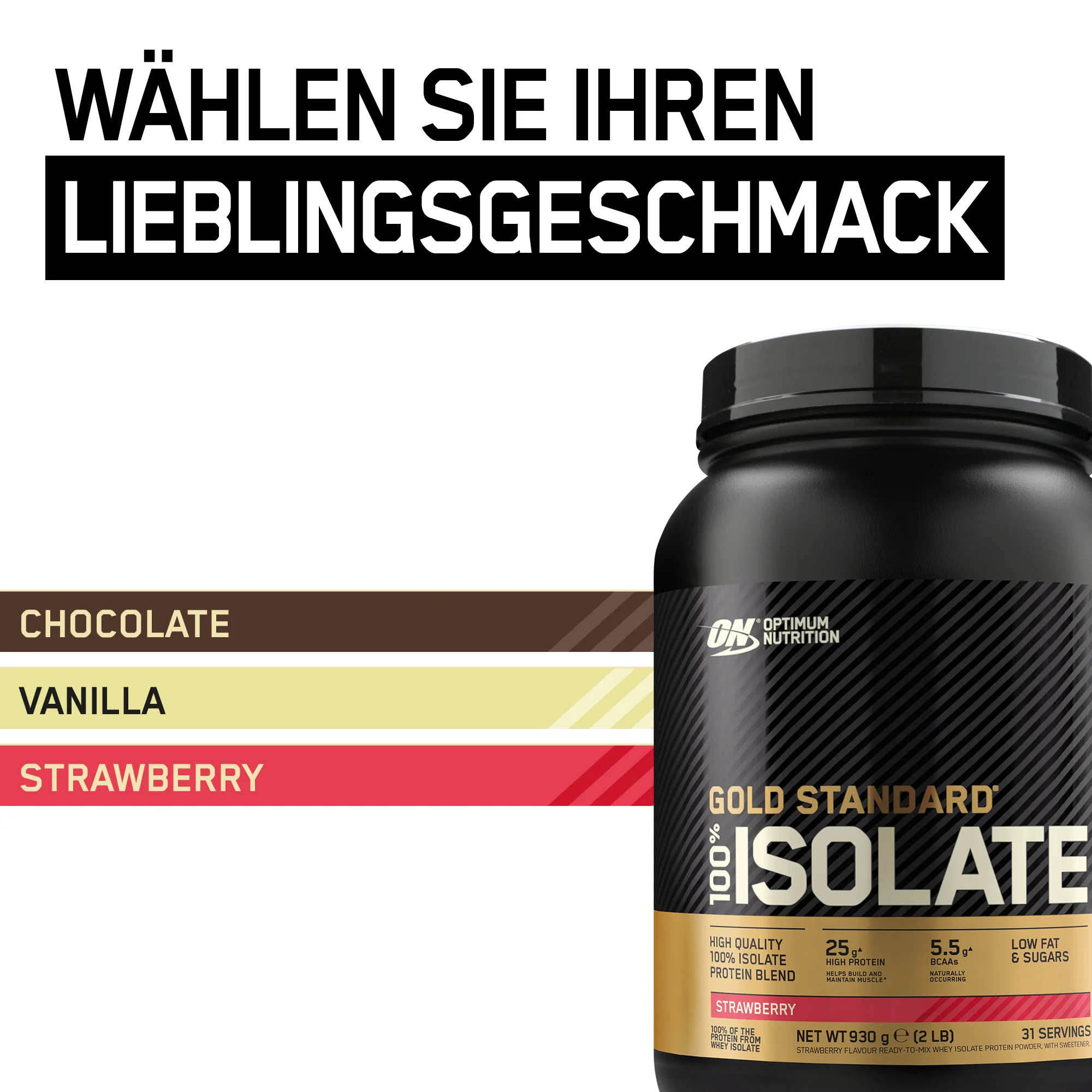 100% Gold Standard isolaate (930g) - Image 14