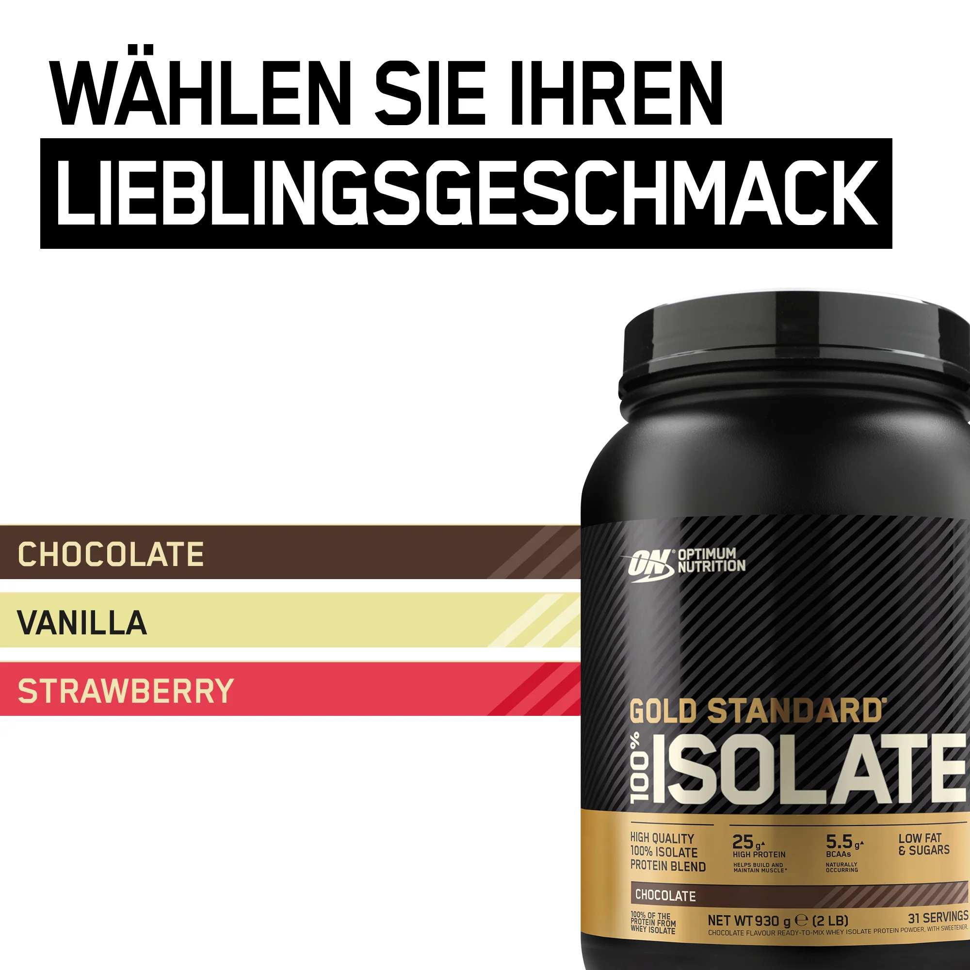 100% Gold Standard isolaate (930g) - Image 25
