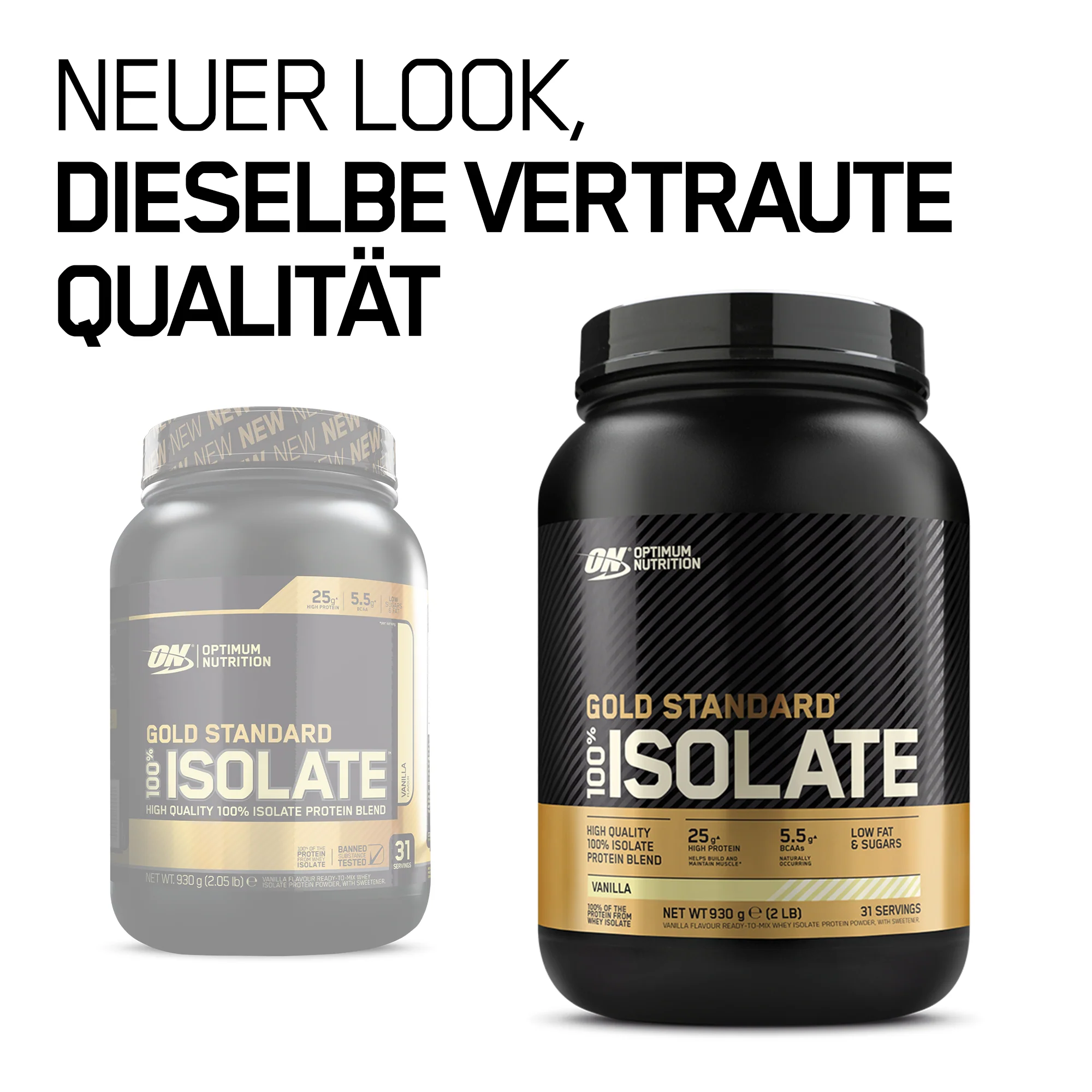 100% Gold Standard isolaate (930g) - Image 4