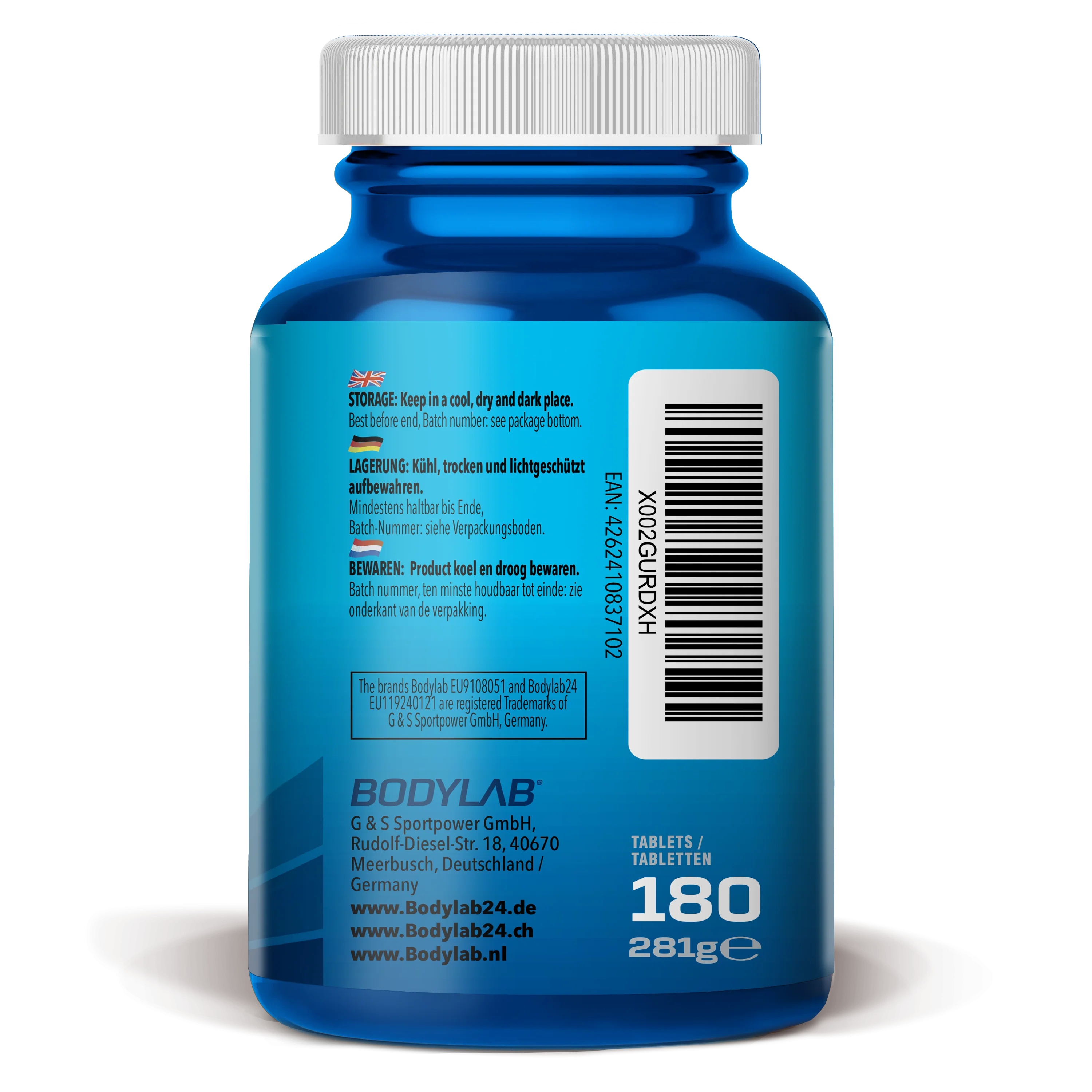 100% Magnesium Bisglyconat (180 tablets) - Image 4