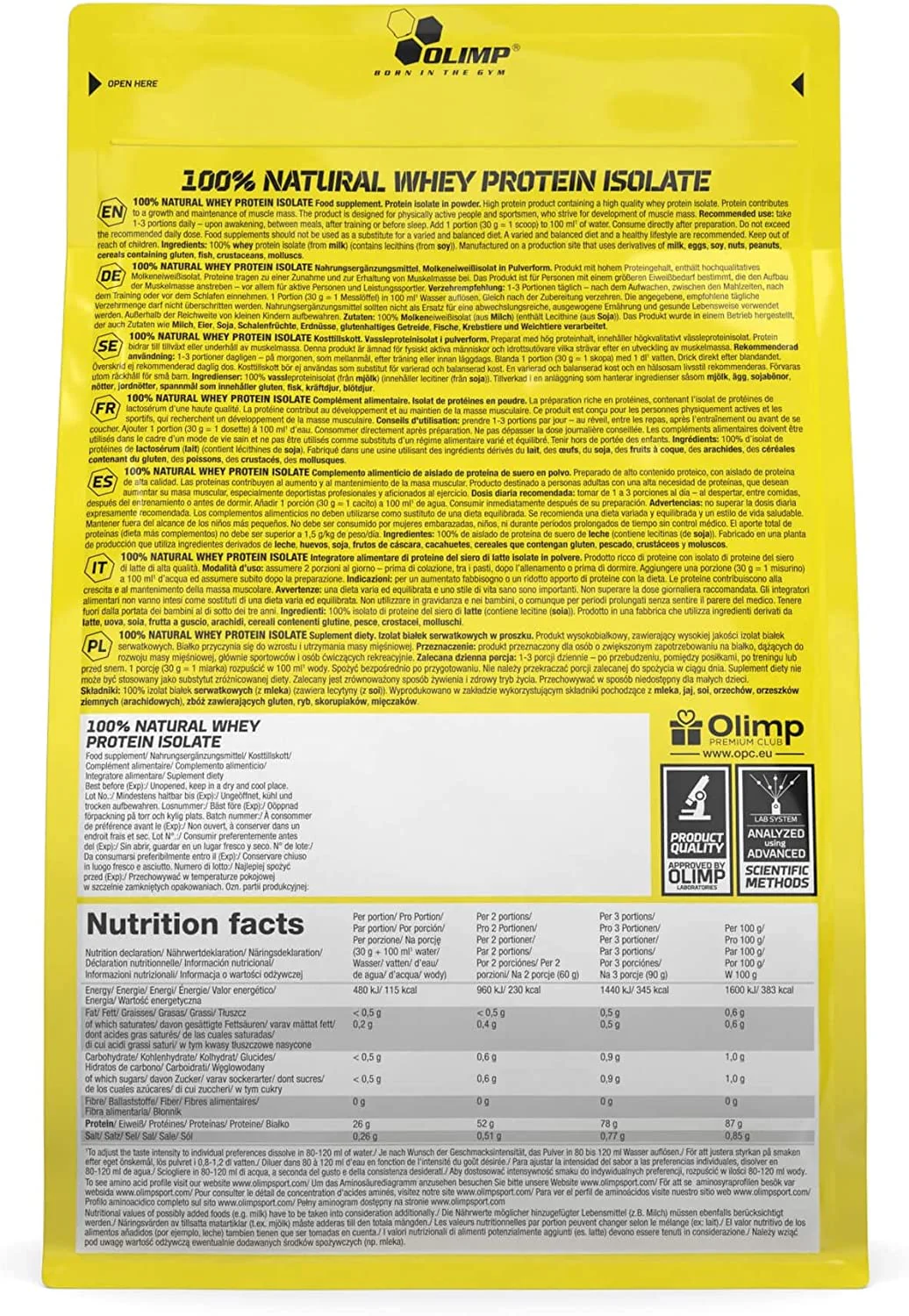 100% Natural Whey Protein Isolate (600g) - Image 3