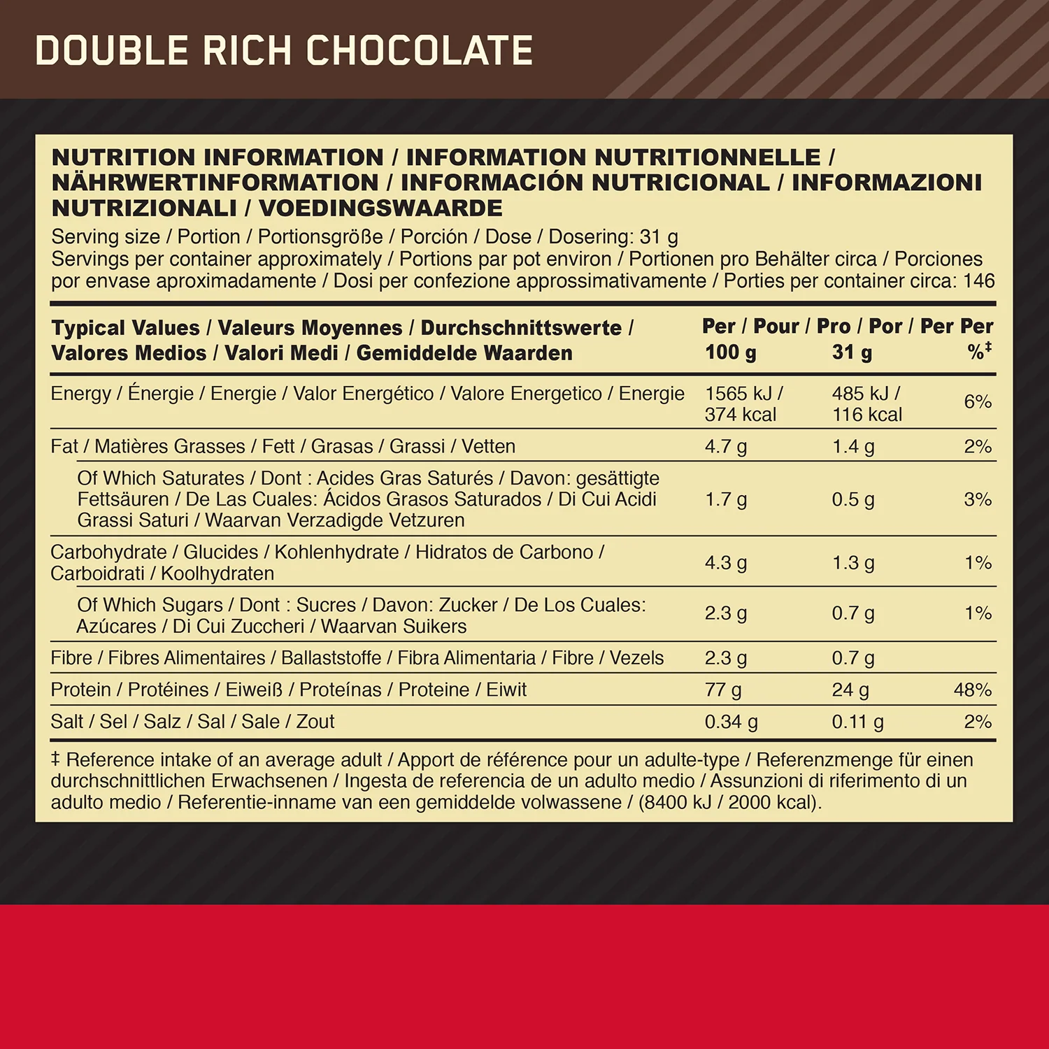 100% Whey Gold Standard (4530g) - Image 2