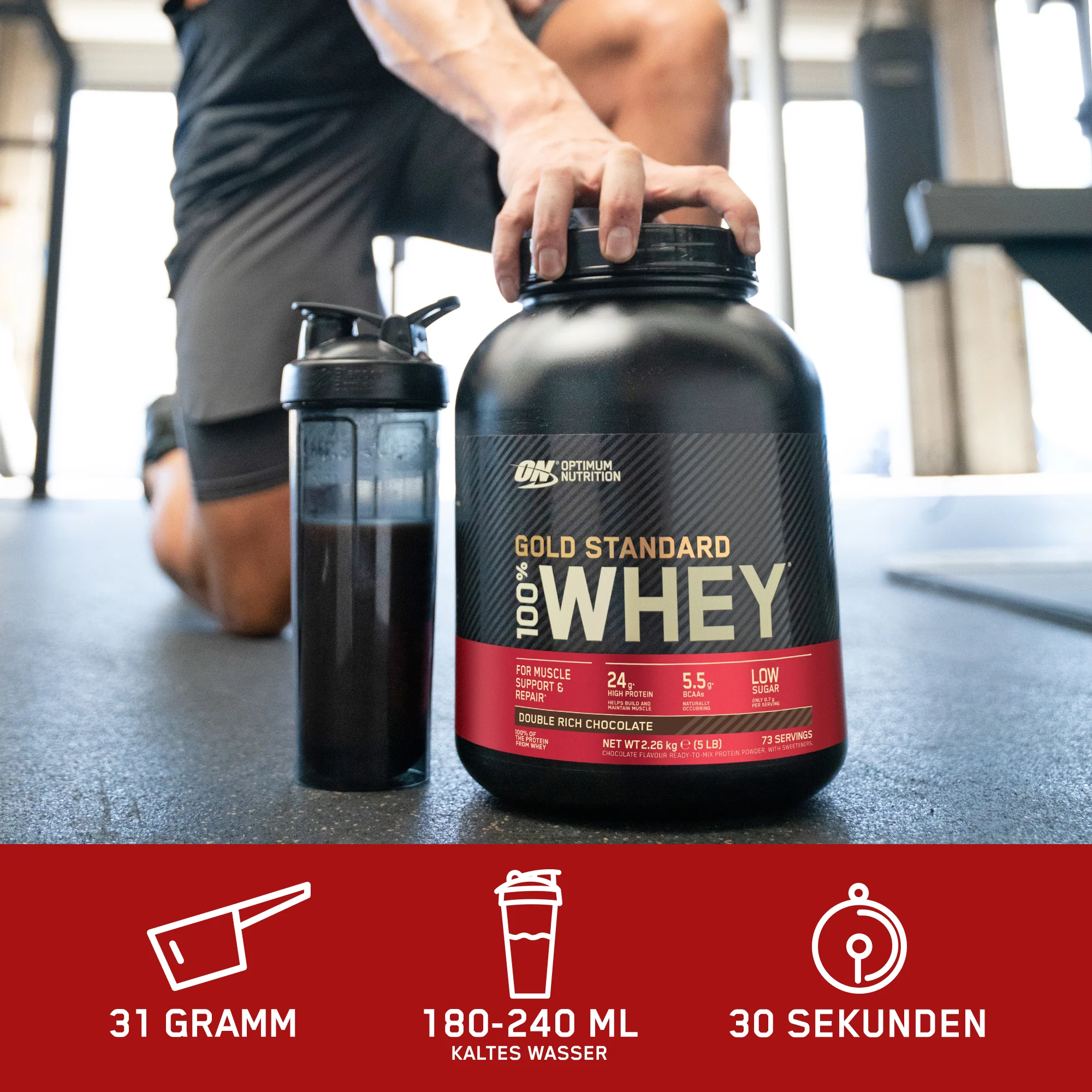 100% Whey Gold Standard (4530g) - Image 20