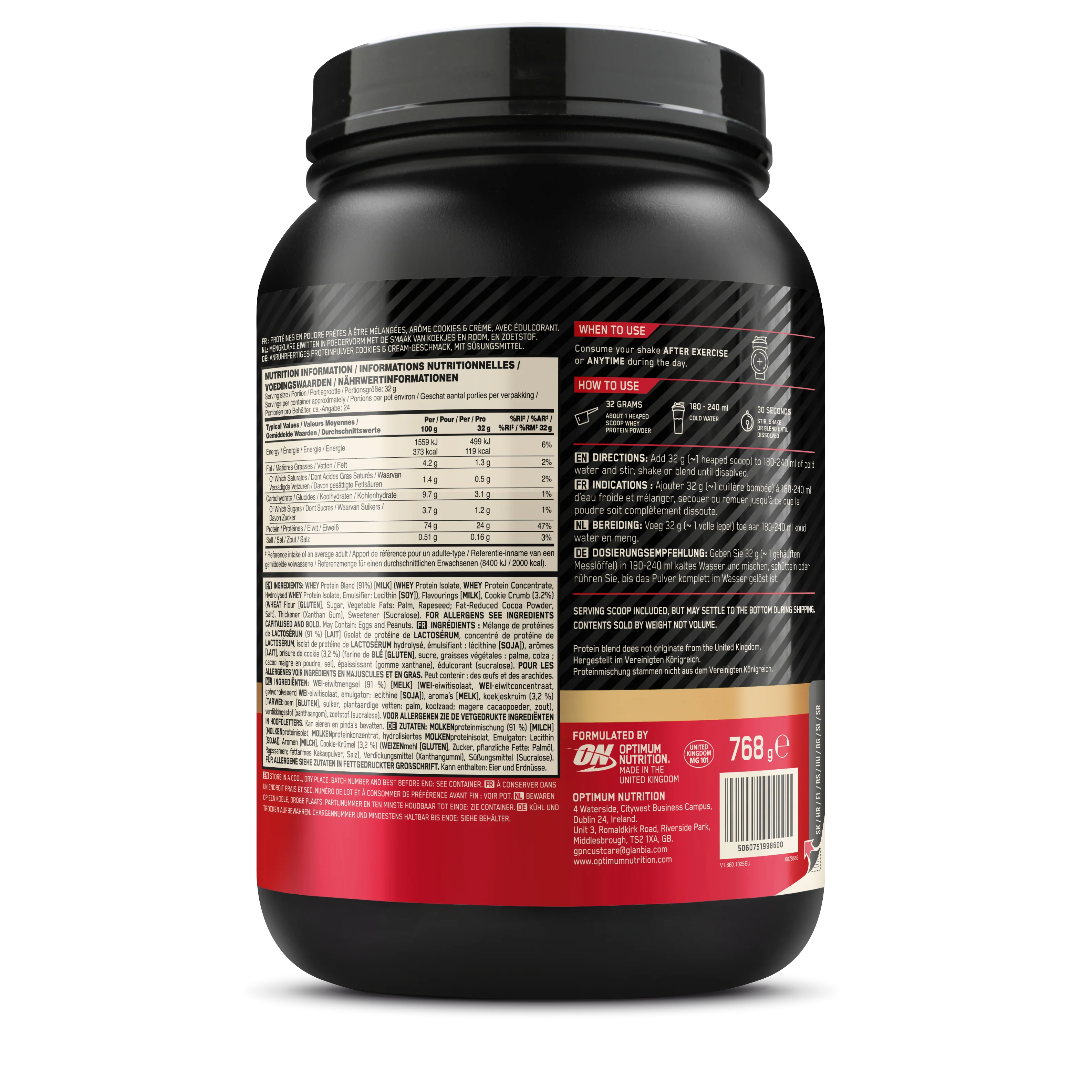100% Whey Gold Standard (780g) - Image 39