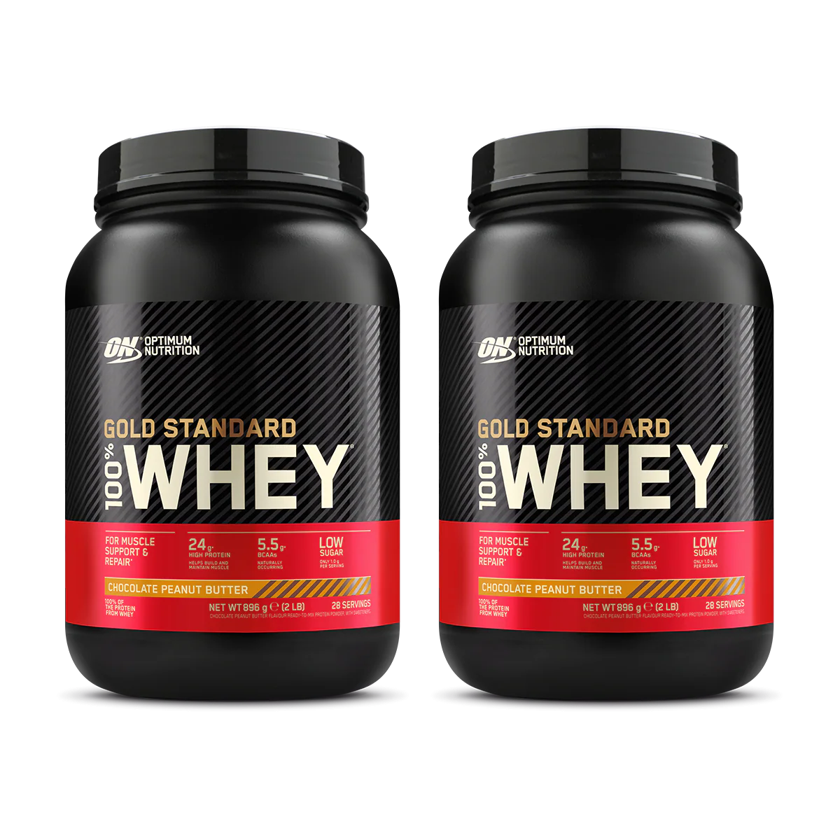 Doppelpack: 100% Whey Gold Standard (2x900g)