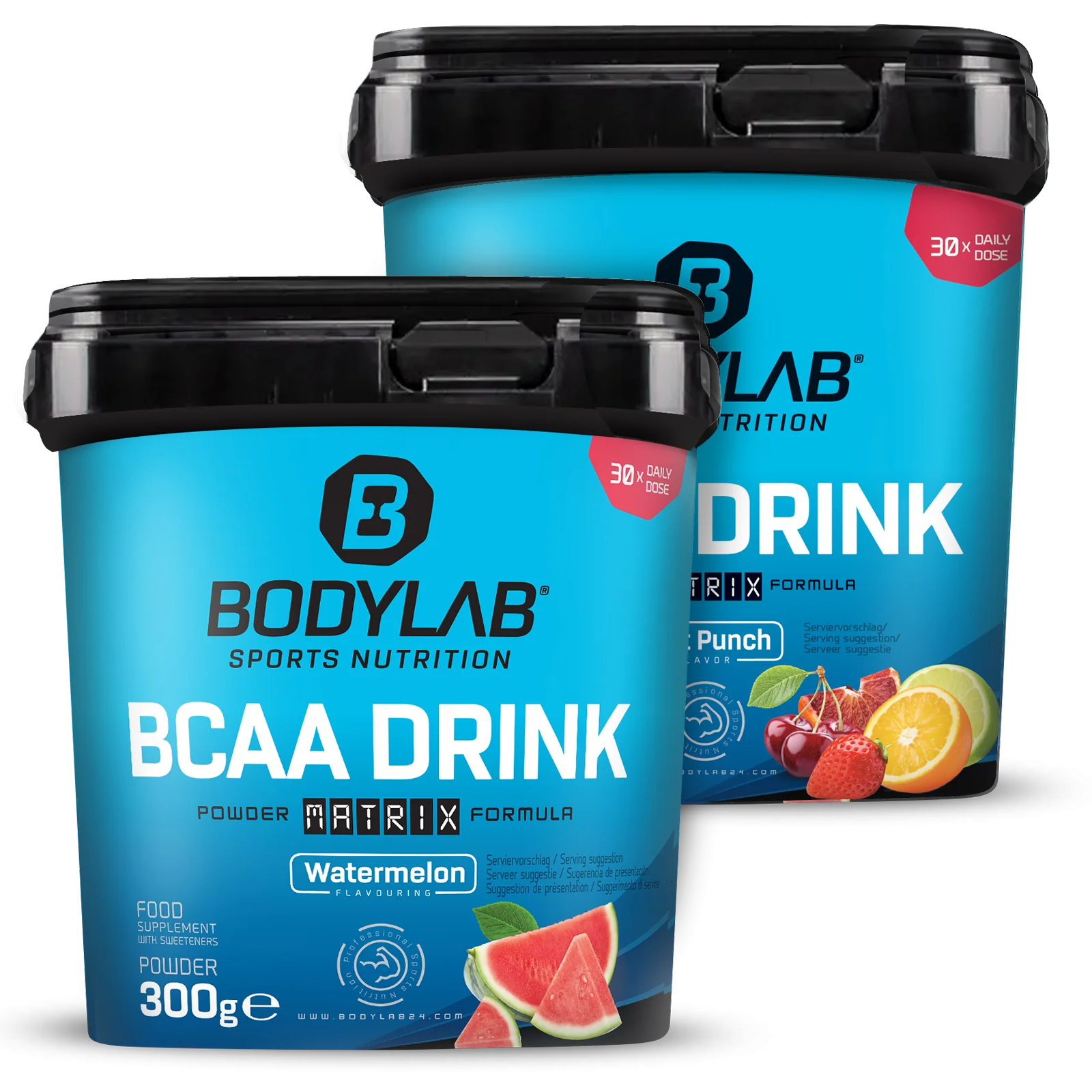 2 x BCAA Drink Powder (elk 300g)