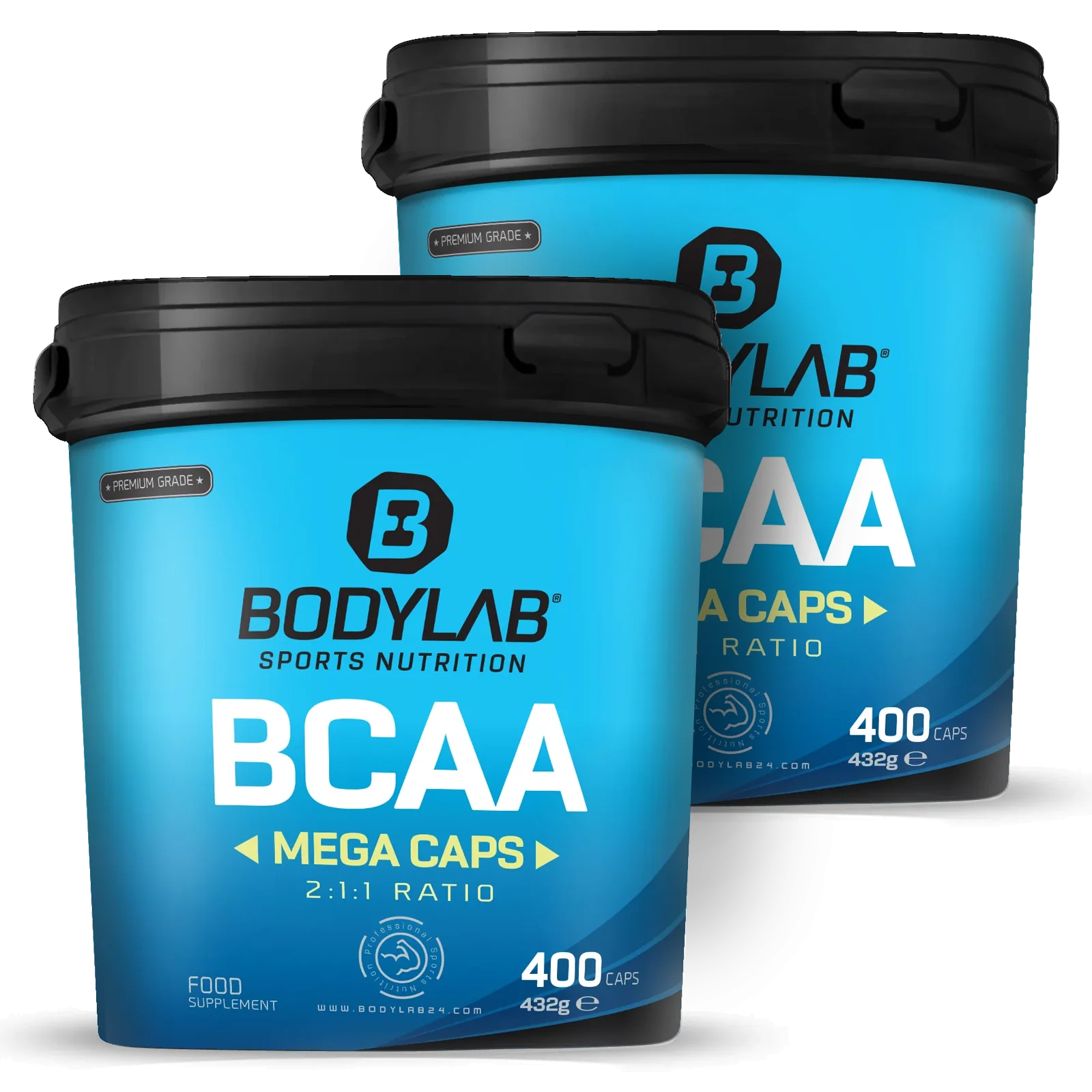 2 x BCAA Mega Caps (elk 400 capsules)