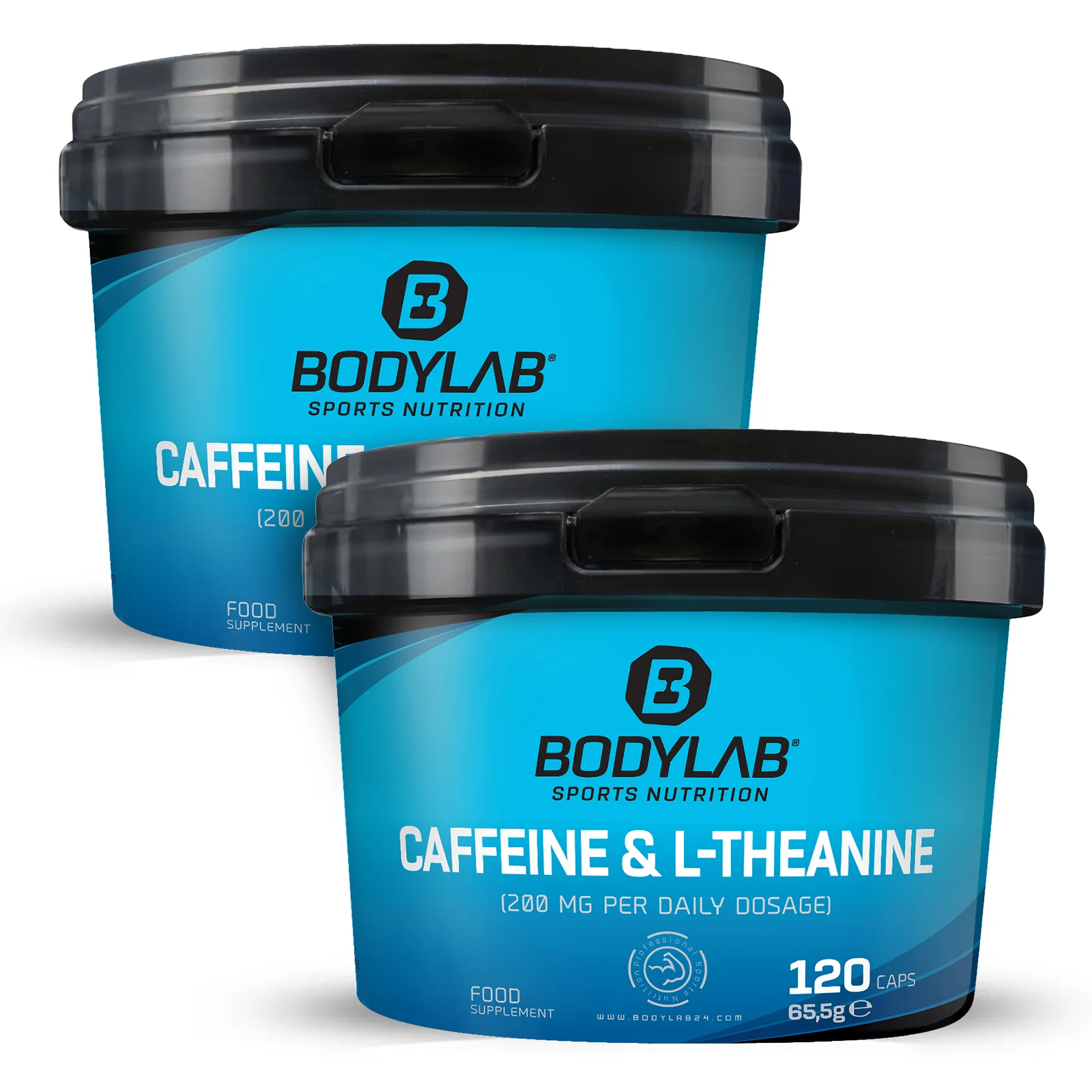 2 x Caffeine & L-Theanine (120 capsules)