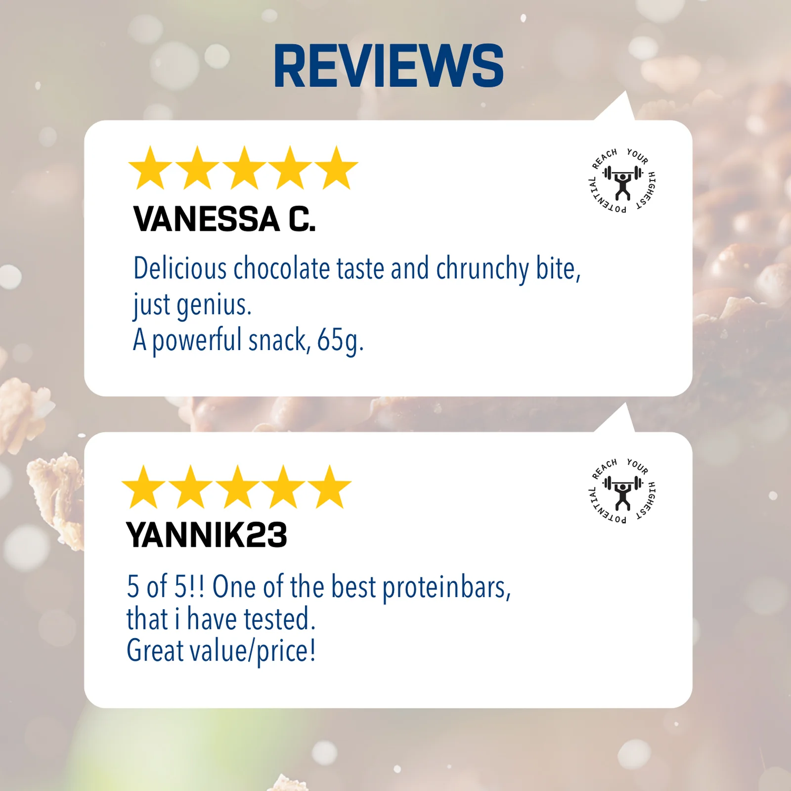 2 x Crunchy Protein Bar Deluxe (je 12x65g) - Image 6