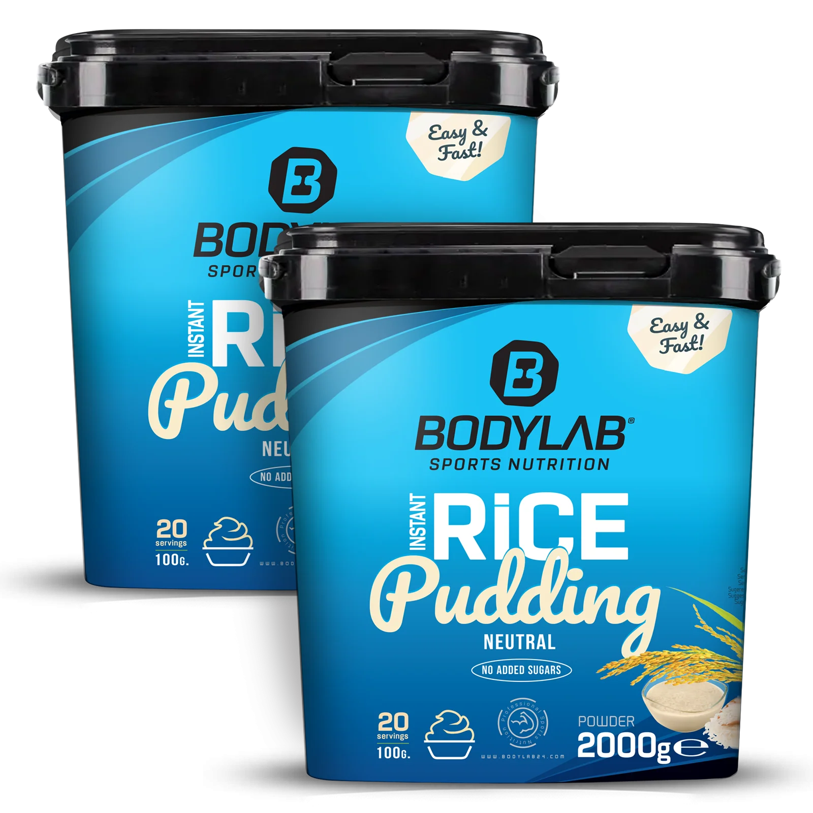 2 x Instant Rice Pudding (elk 2000g)