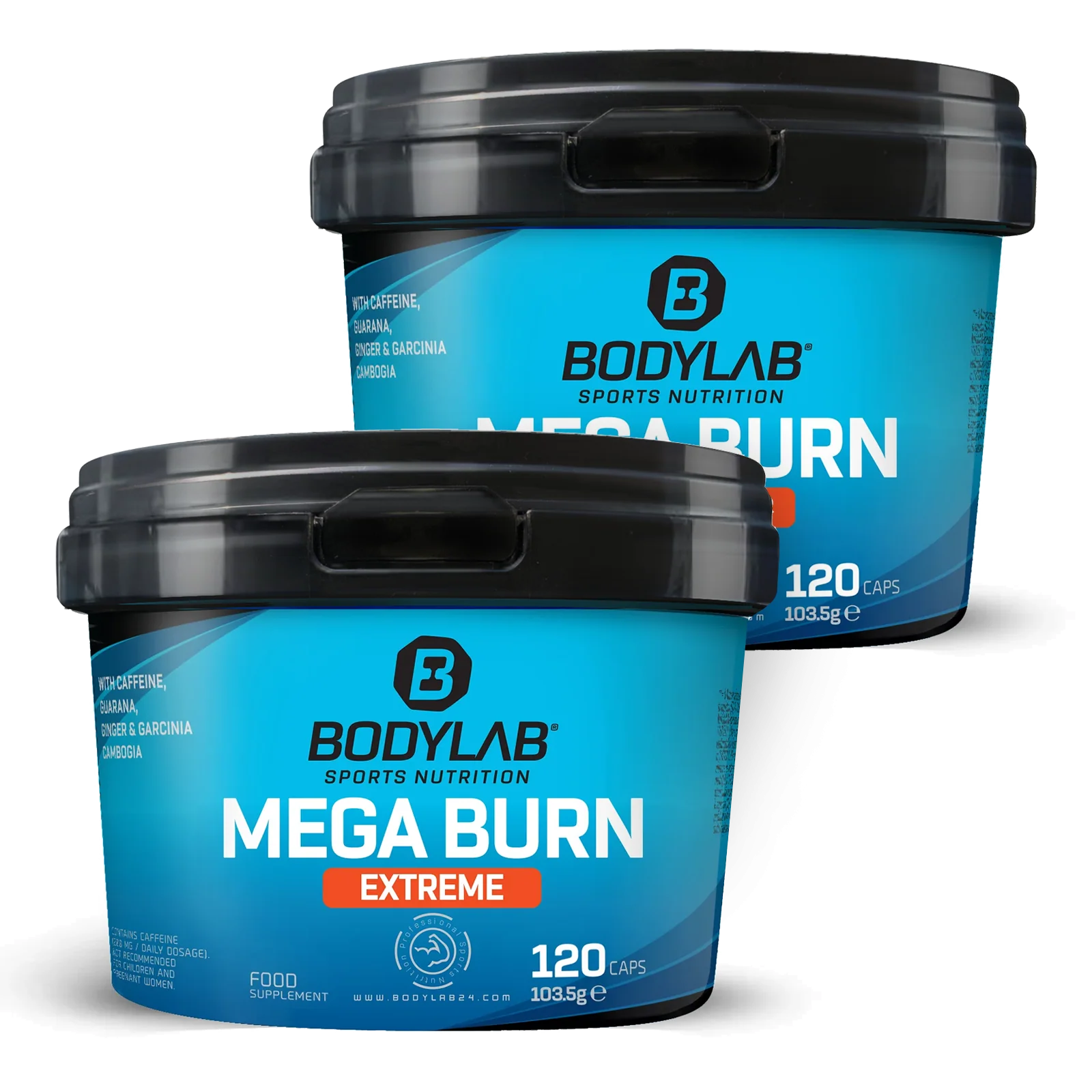 2 x Mega Burn Extreme (elk 120 capsules)