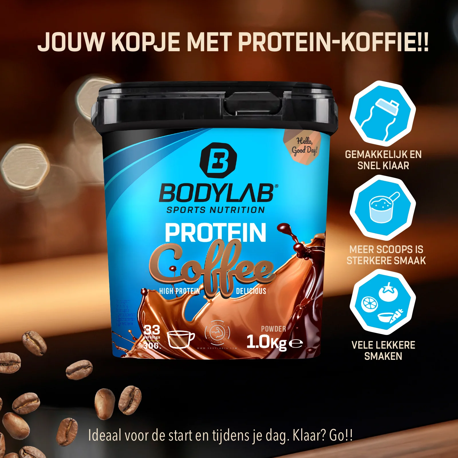 2 x Protein Coffee (1000g) - Image 3