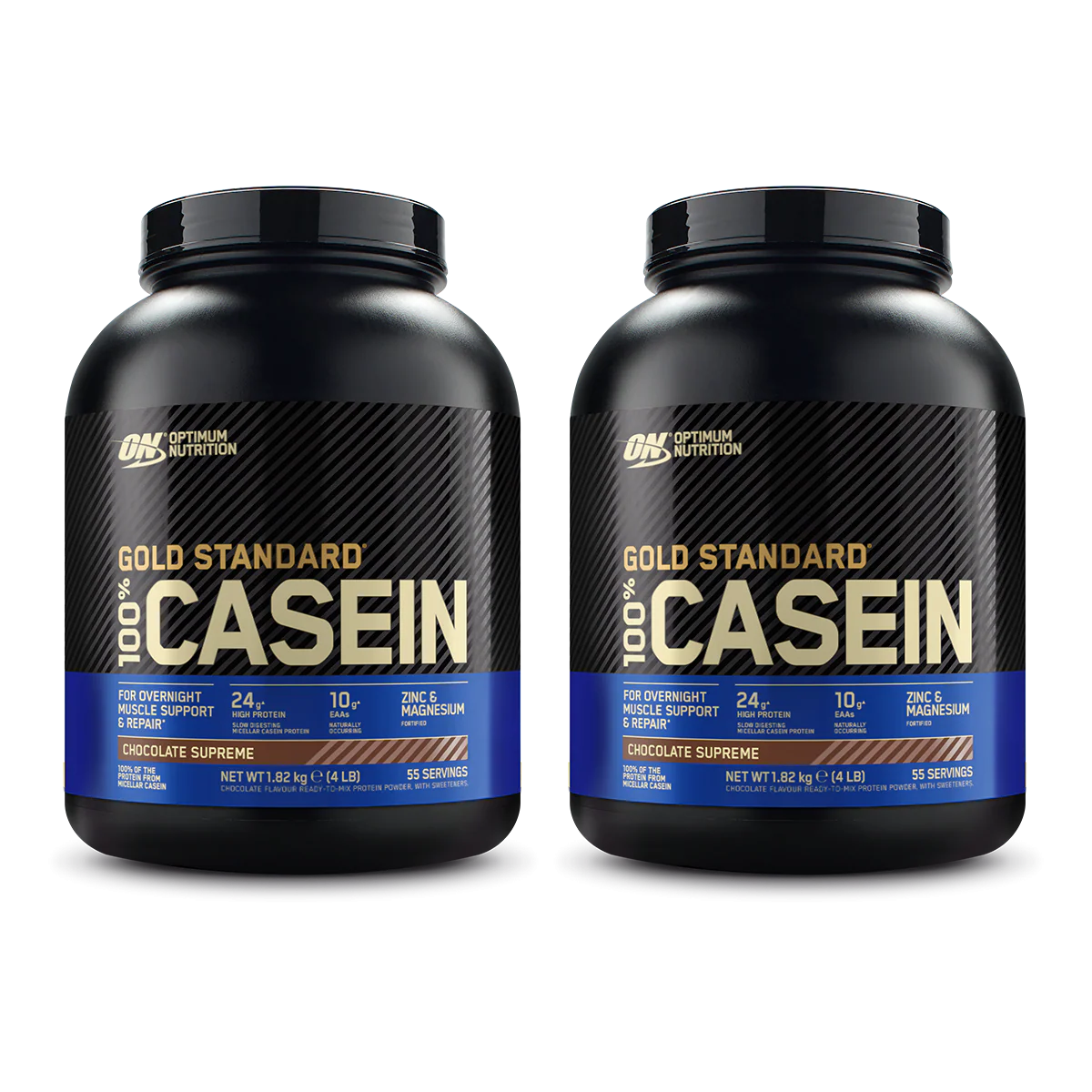 2x 100% Casein Gold Standard (1820g)