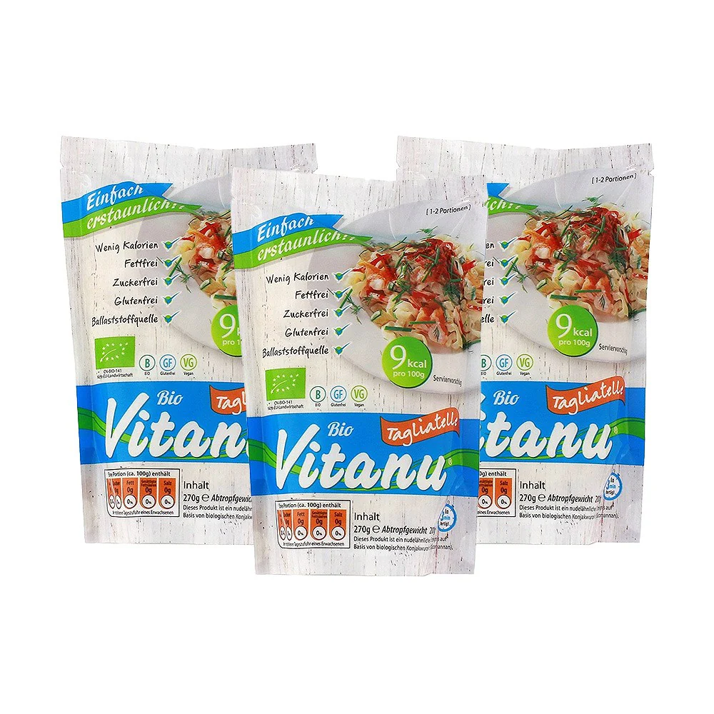 3 x Organic Tagliatelle Konjac Noodles (3x270g)