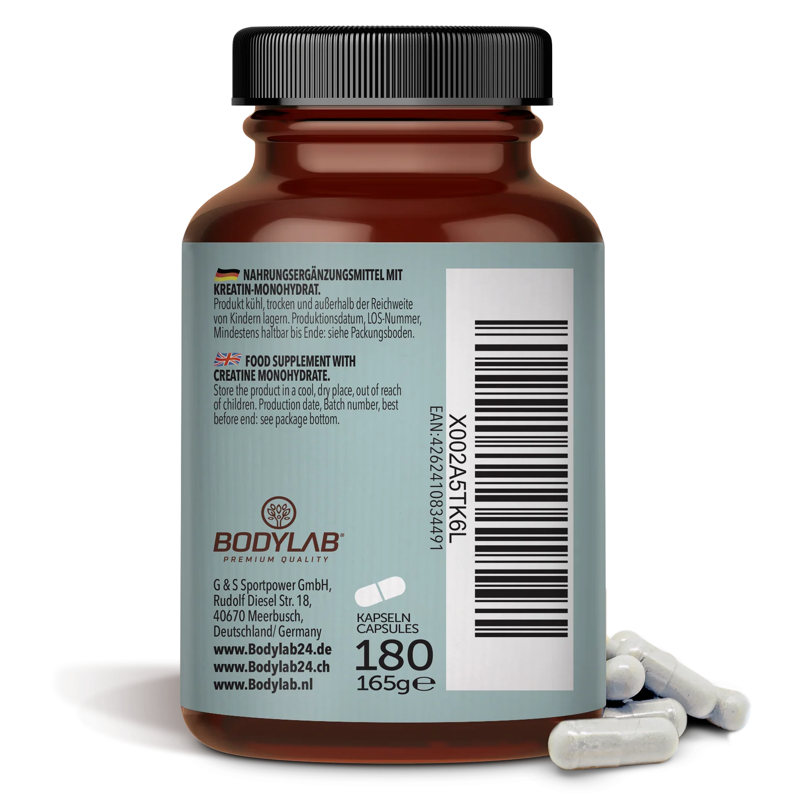 3 x Kreatin Monohydrat (3 x 180 Kapseln) - Image 5