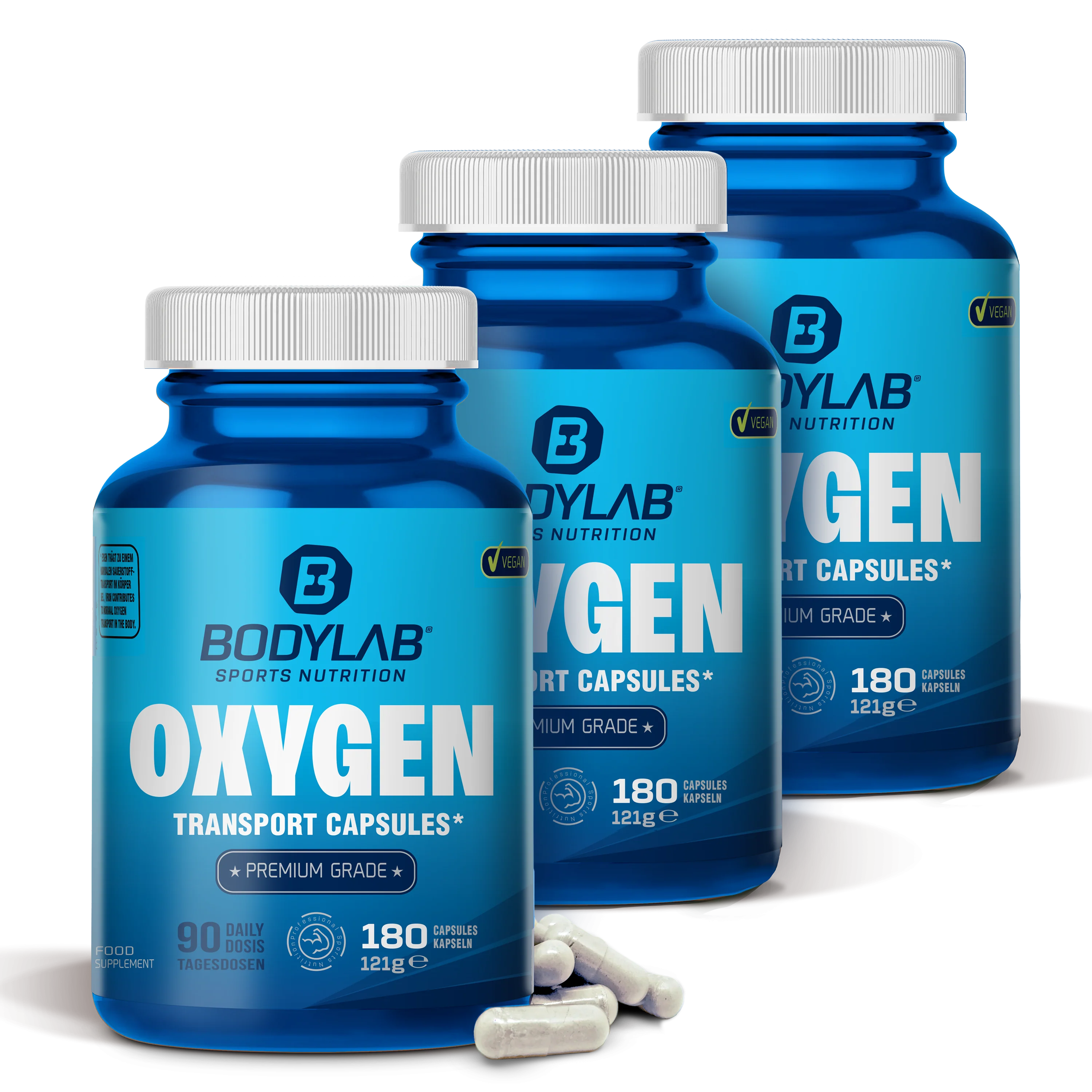 3 x Oxygen (180 capsules)