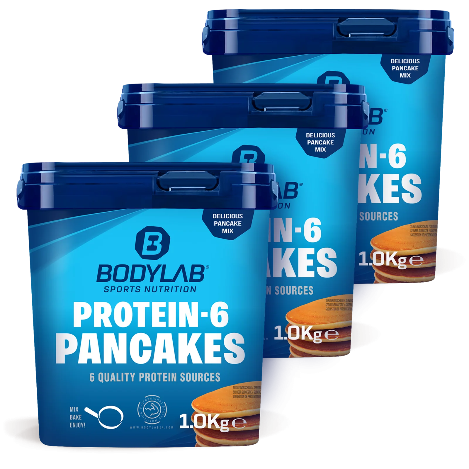 3 x Protein-6 Pancakes (elk 1000 g)