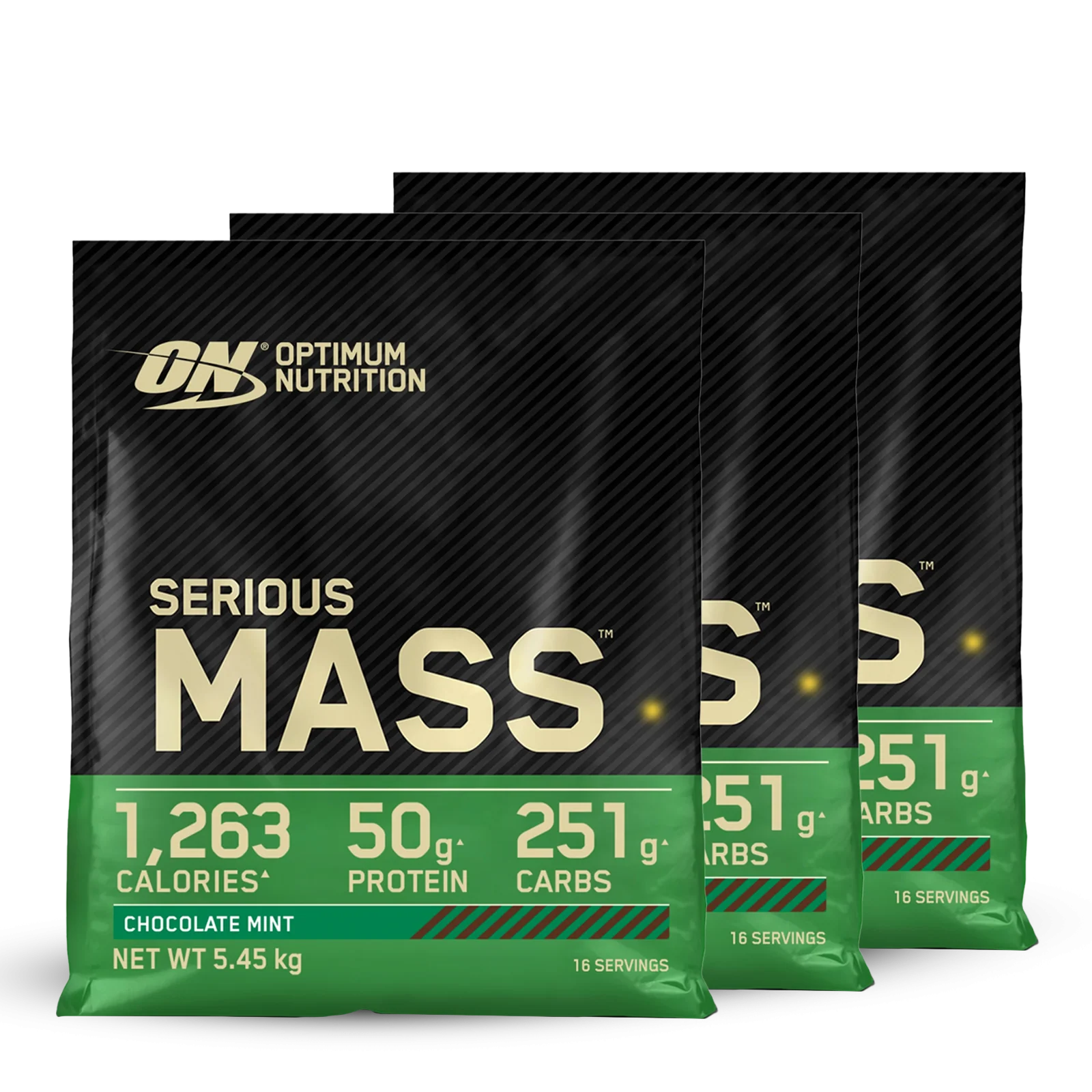 3x Serious Mass (2730g)
