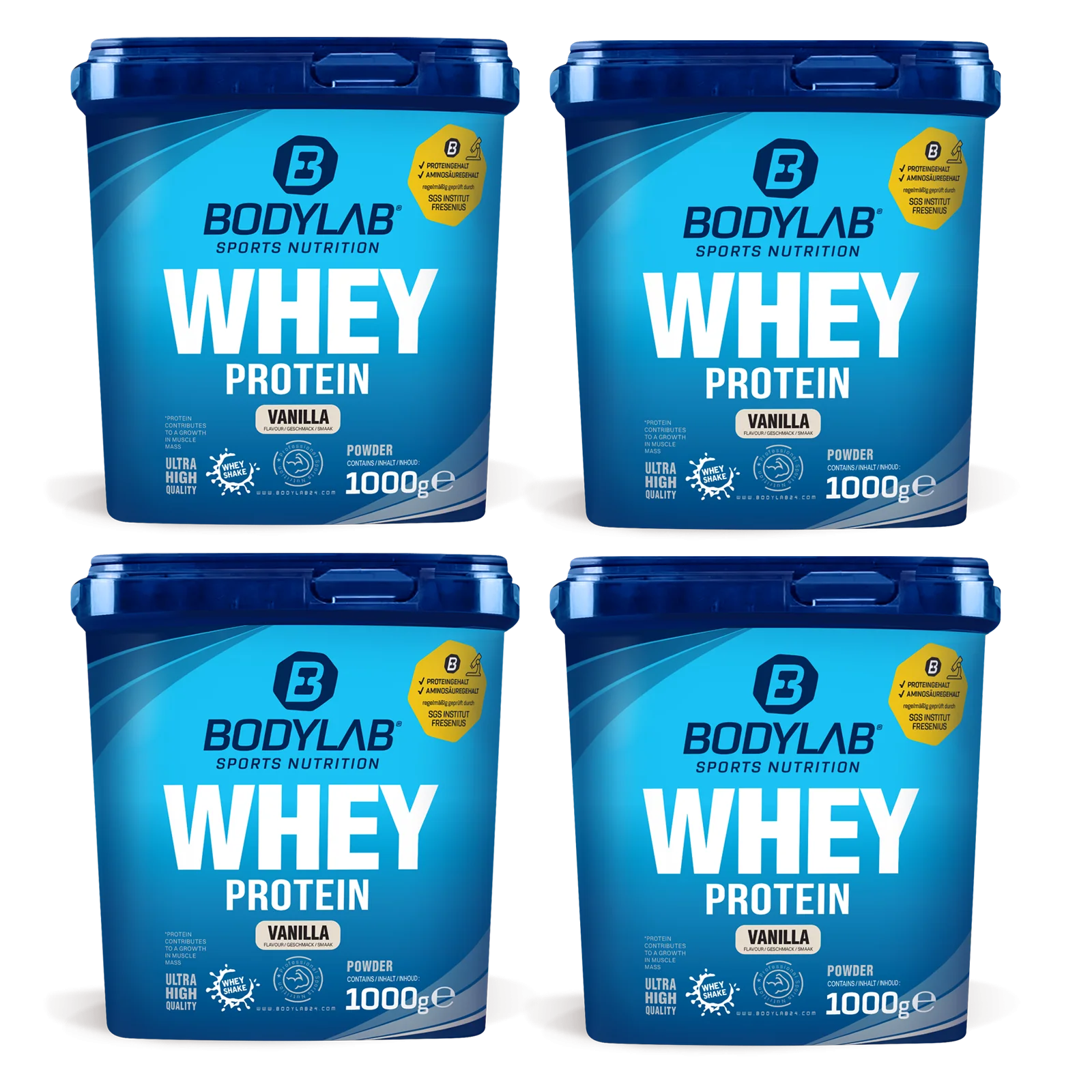 4x Whey Protein (4x1000g)