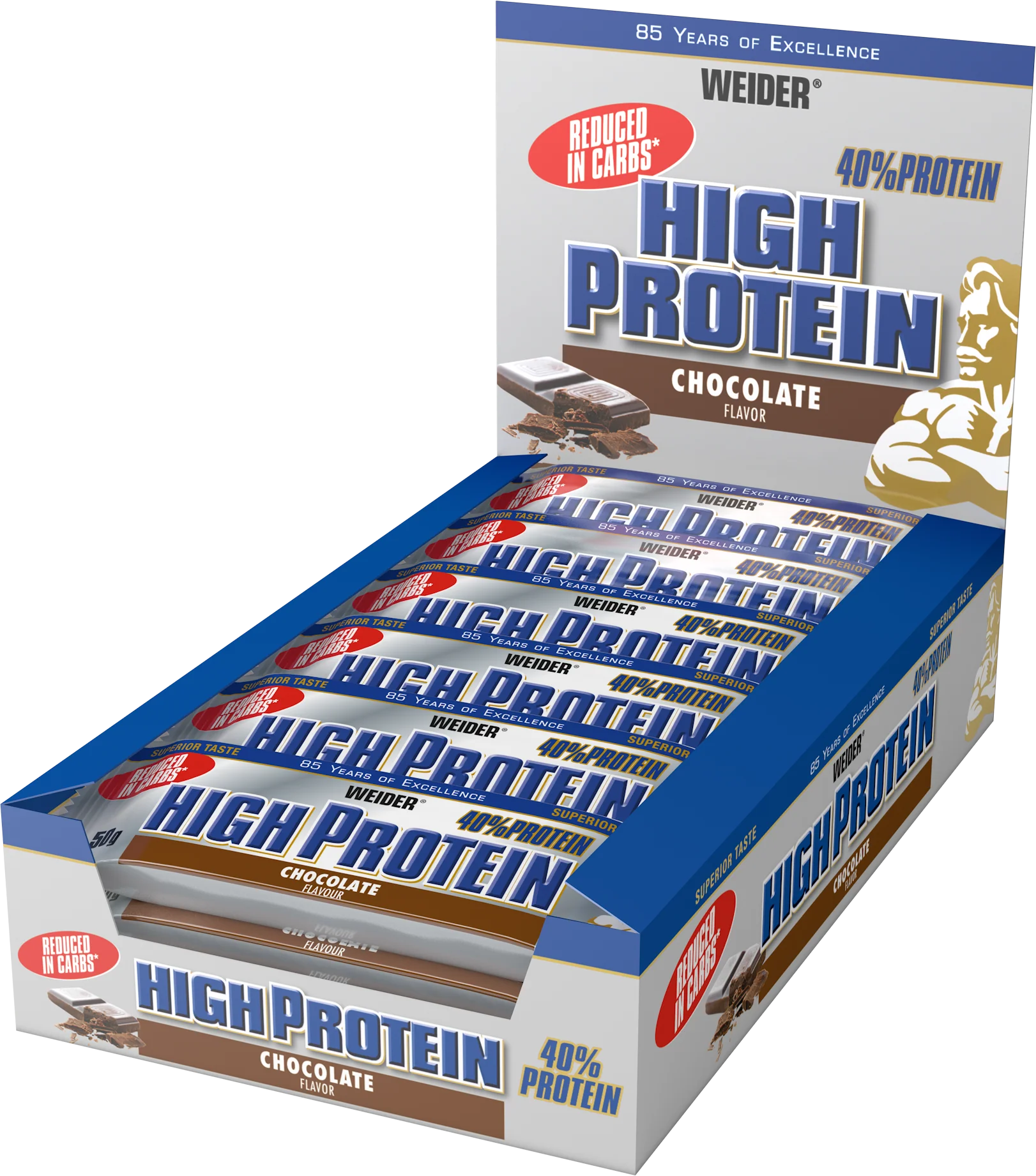40% Low Carb High Protein Bar (24x50g)