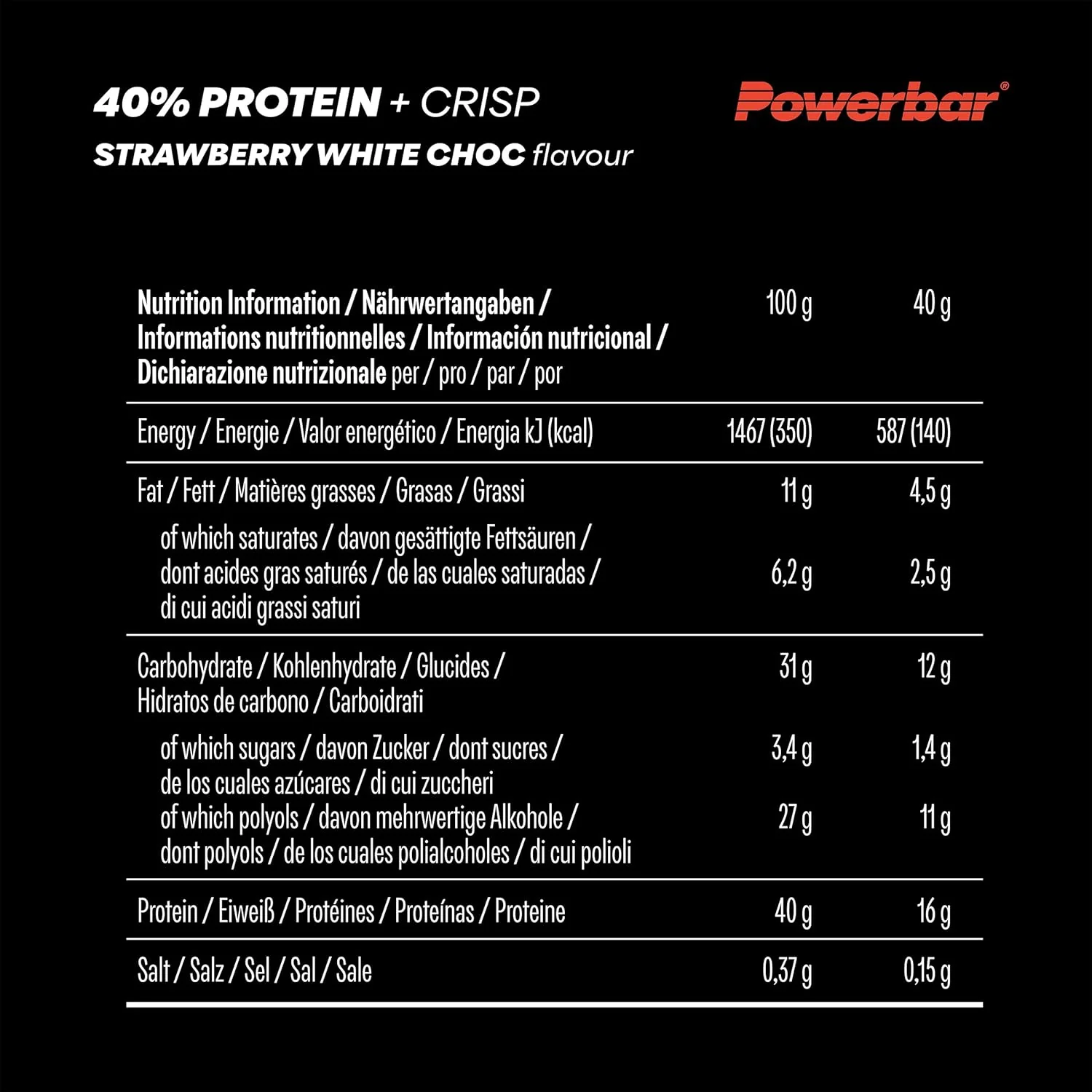 40% Protein+ Crisp (12x40g) - Image 12