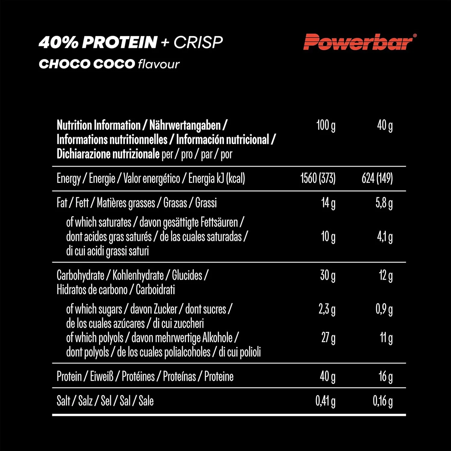 40% Protein+ Crisp (12x40g) - Image 18