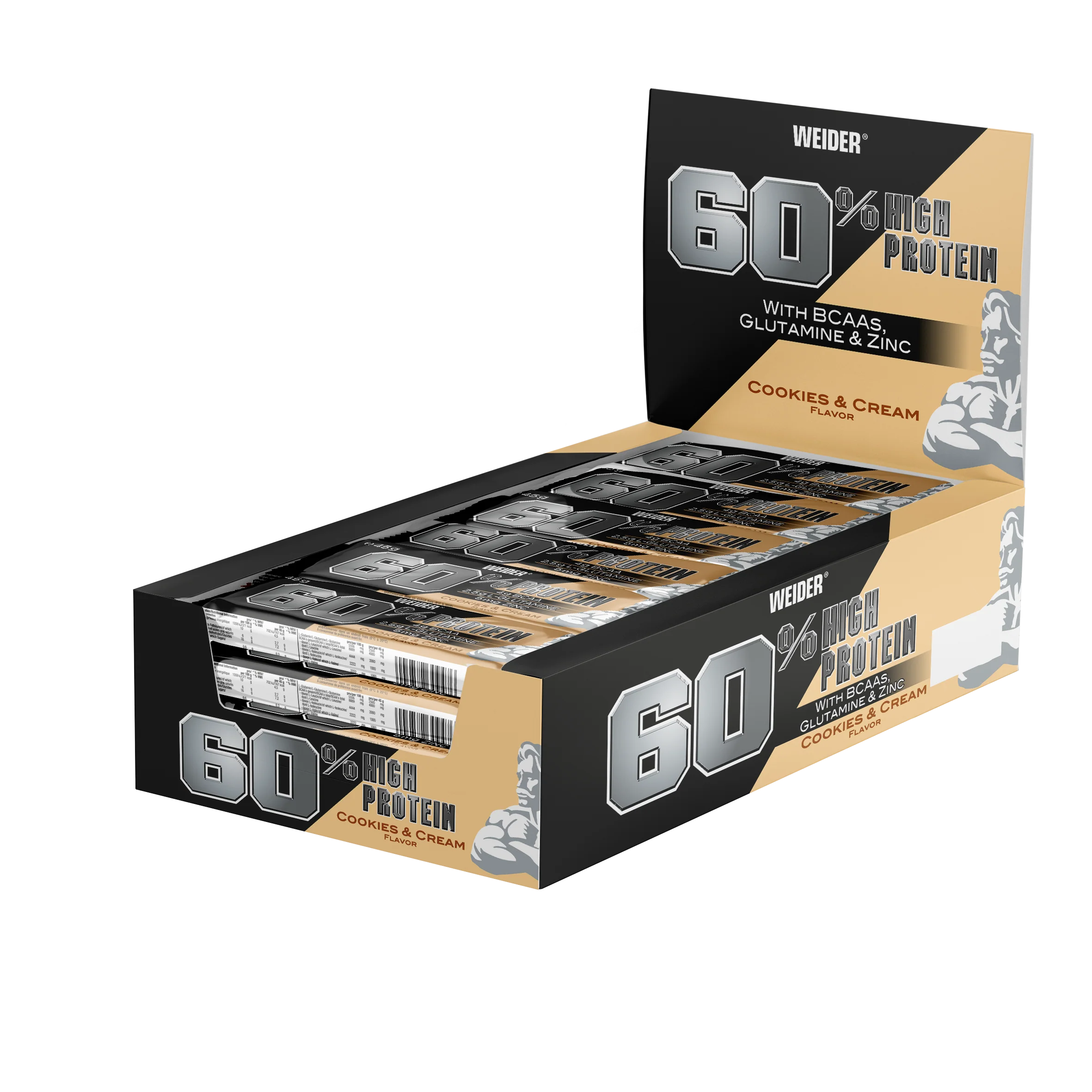 60% Protein Bar (24x45g) - Image 3