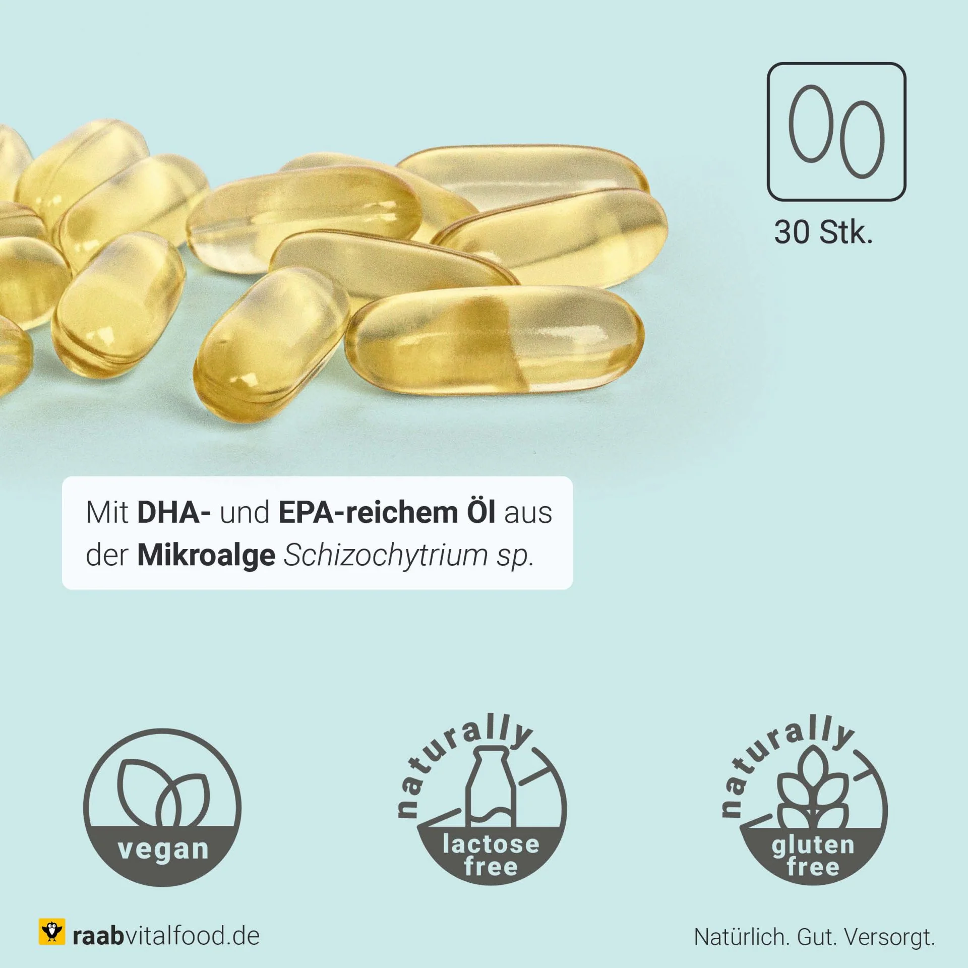 Algae Oil Omega-3 (30 capsules) - Image 4