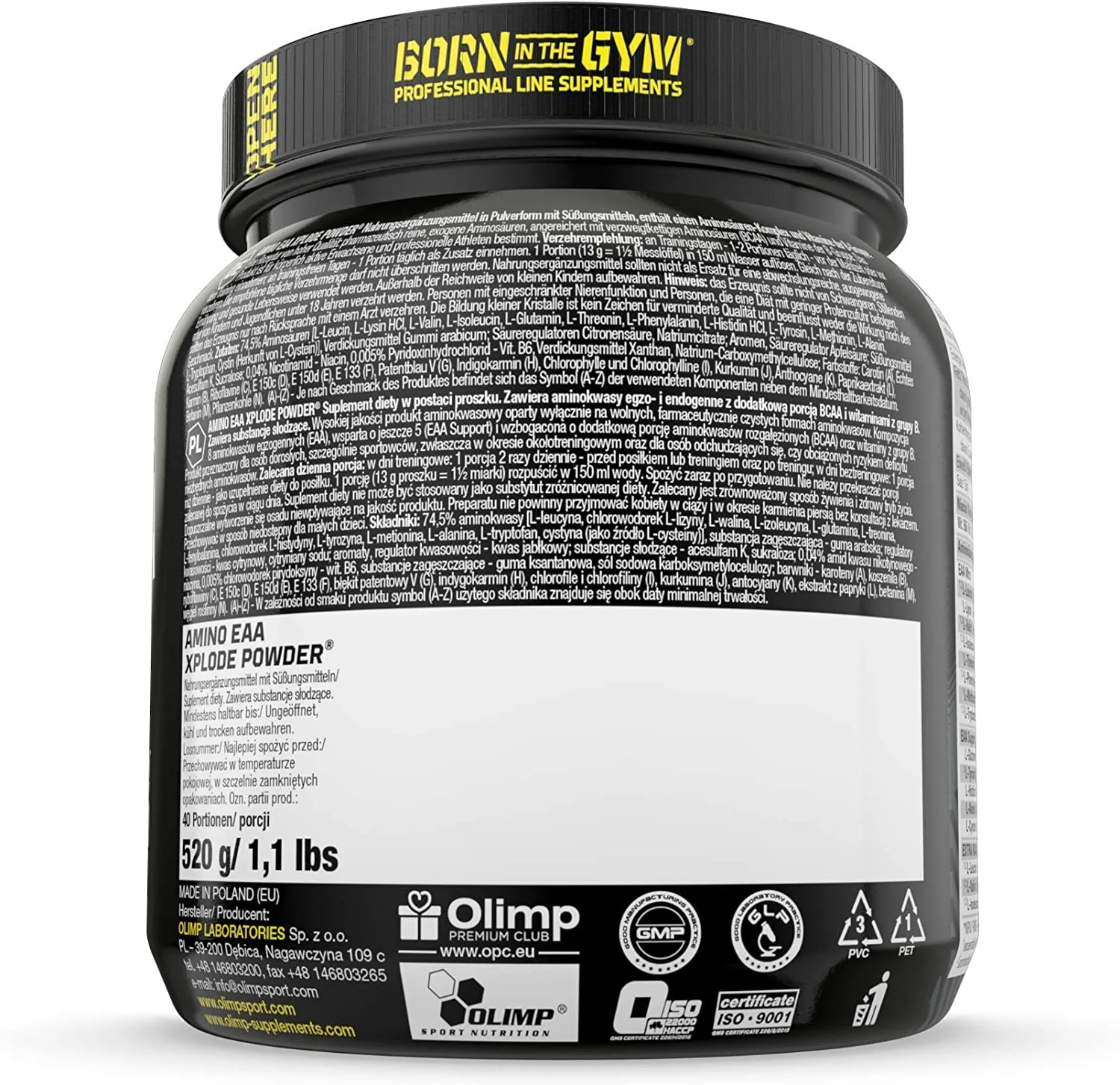Amino EAA Xplode (520g) - Image 7