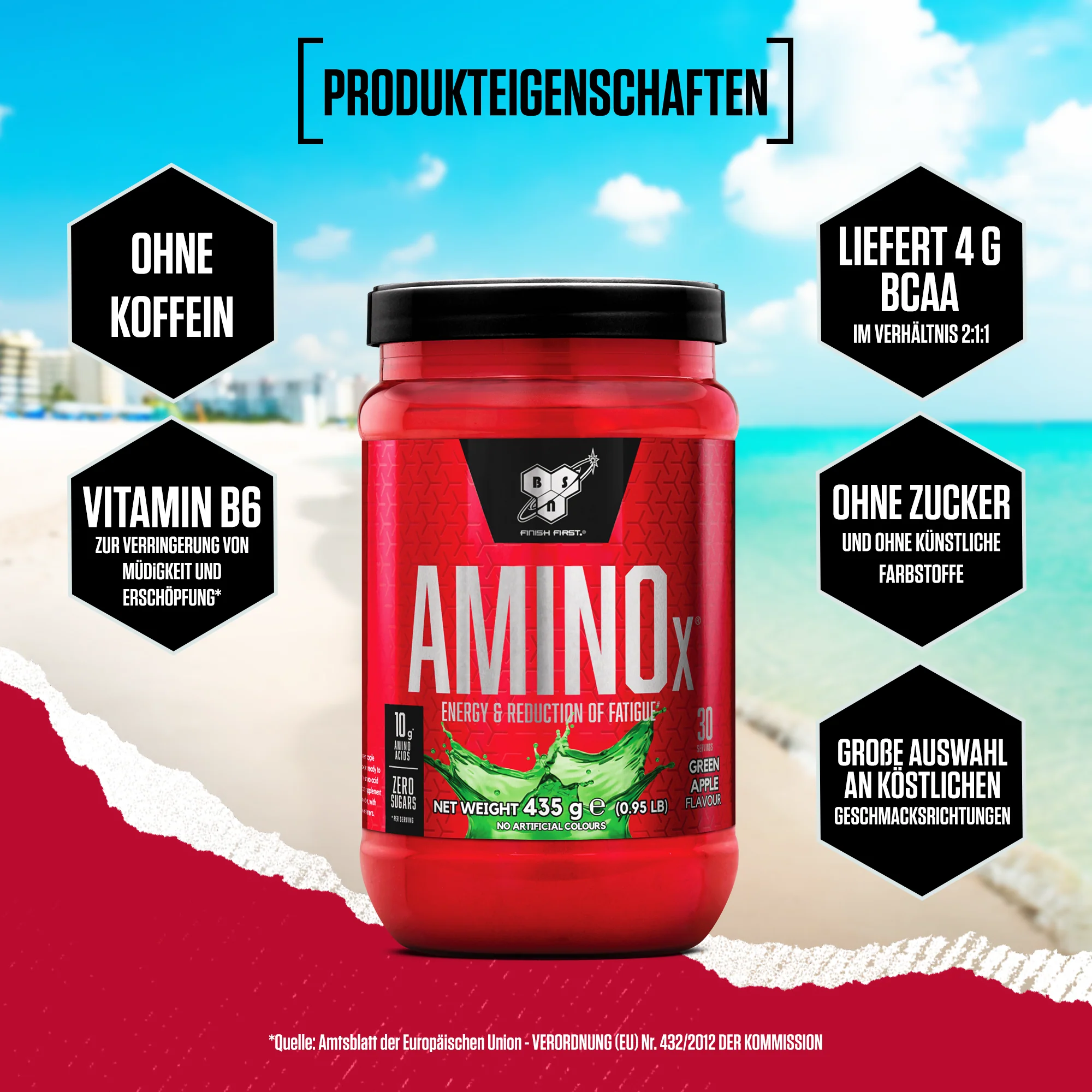 Amino X BCAA (435g) - Image 4