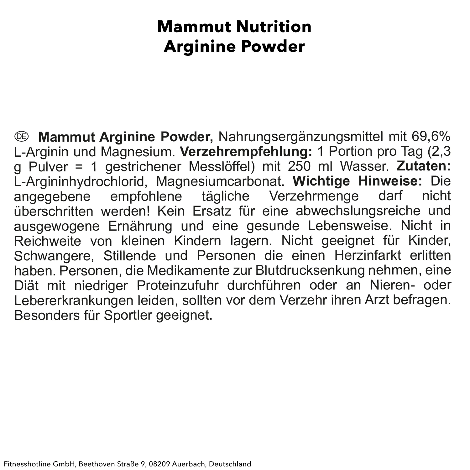 Arginine (300g) - Image 2