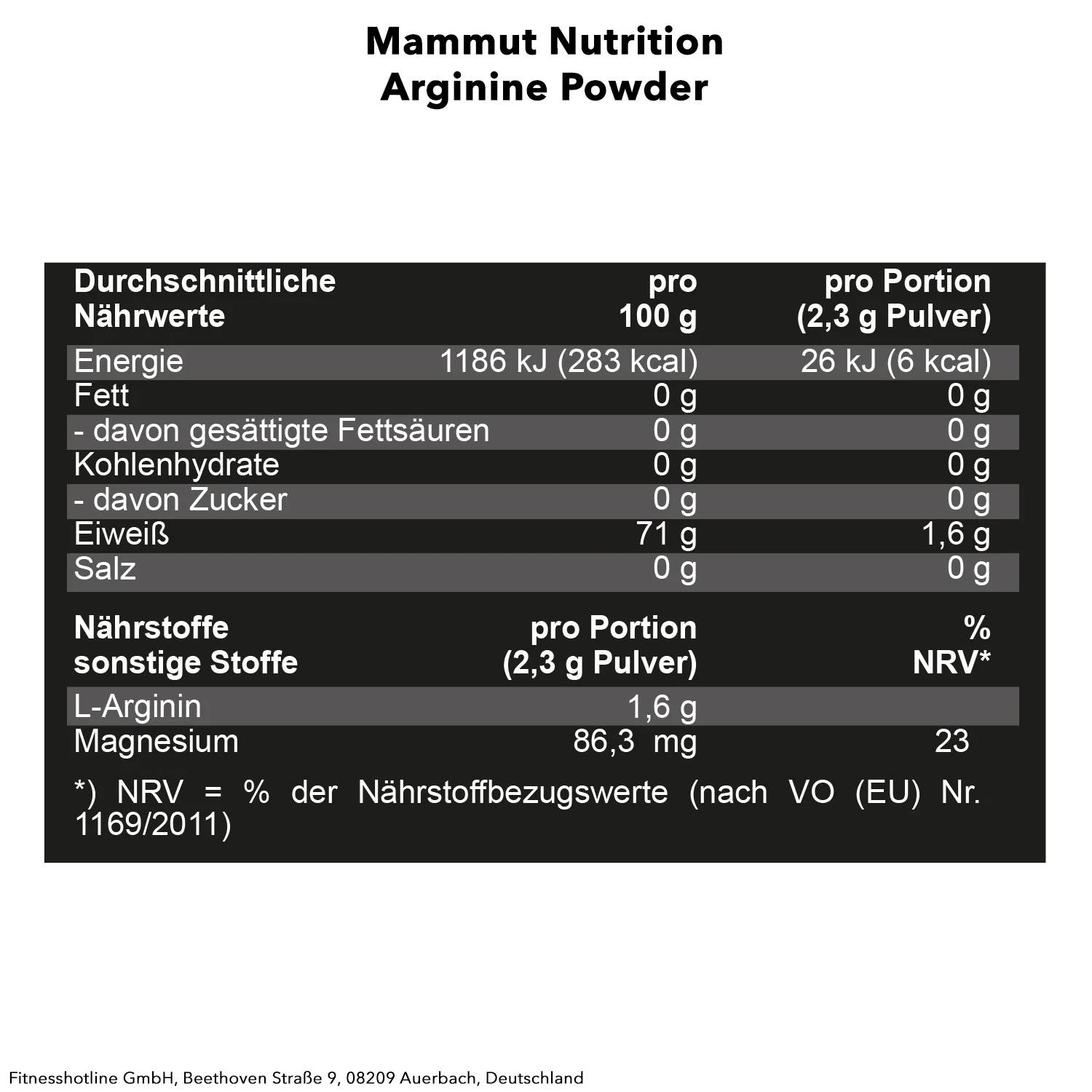 Arginine (300g) - Image 3