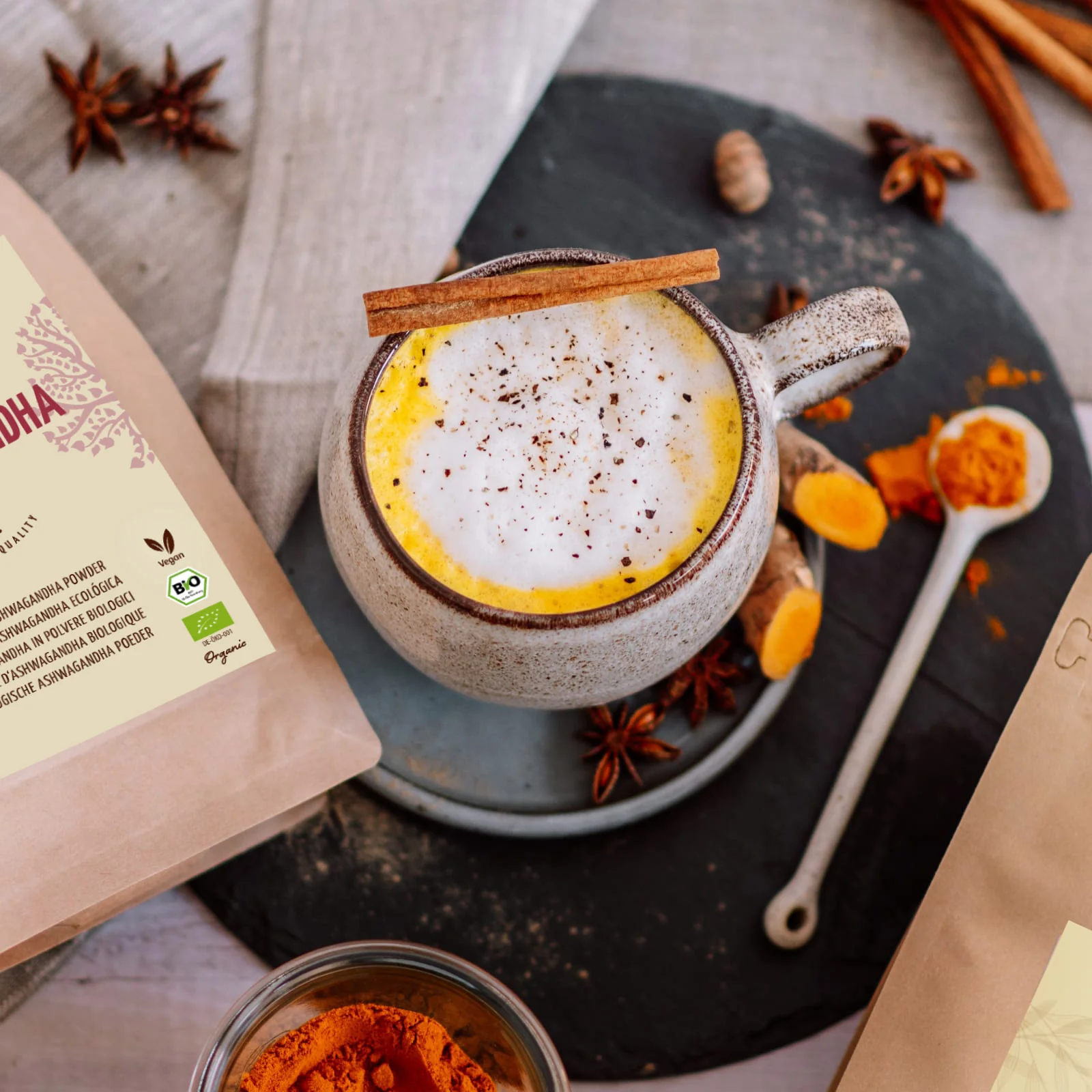 Ashwagandha Pulver Bio (1000g) - Image 3