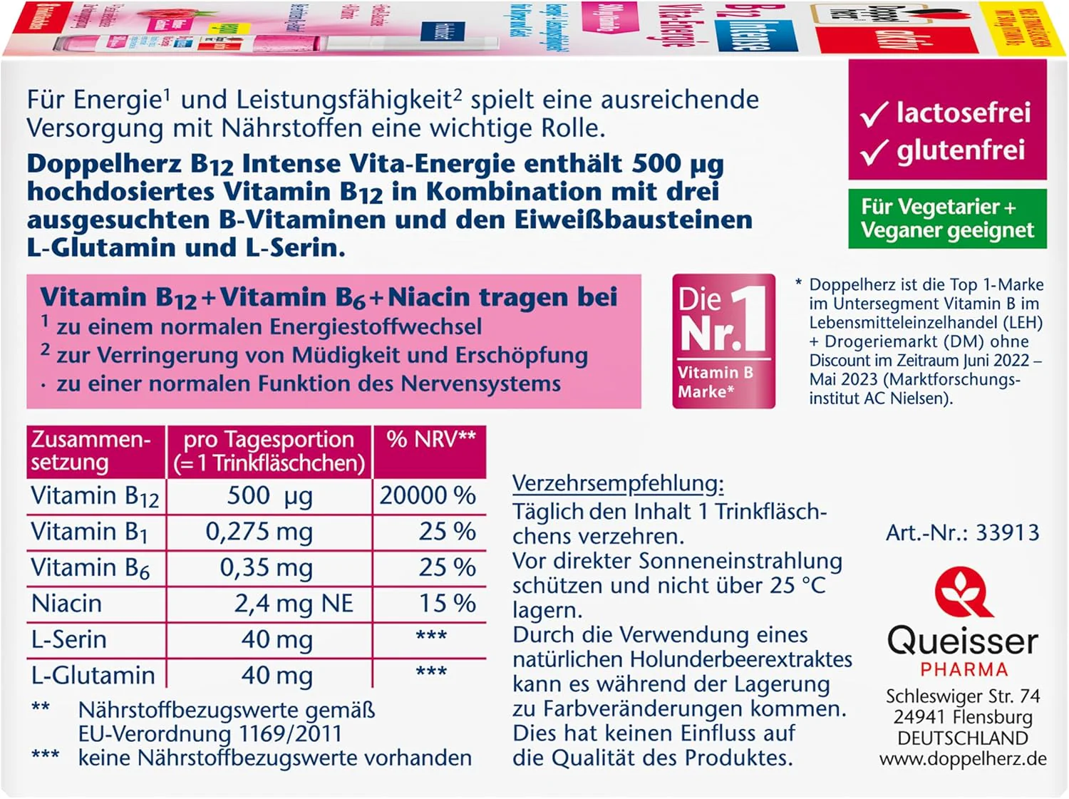 B12 Vita-Energie Trinkampullen (8x10ml) - Image 2