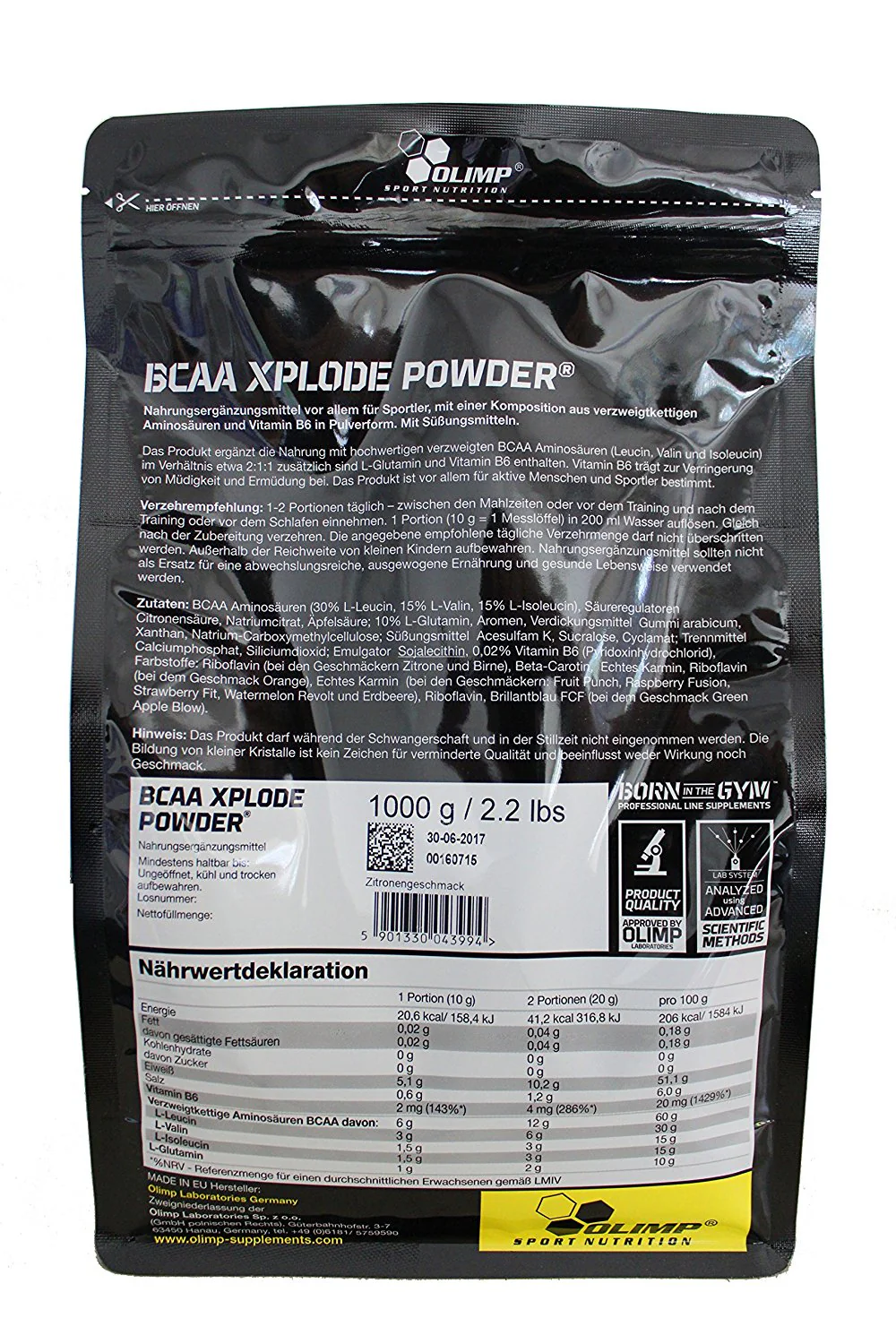 BCAA Xplode Powder (1000g) - Image 12