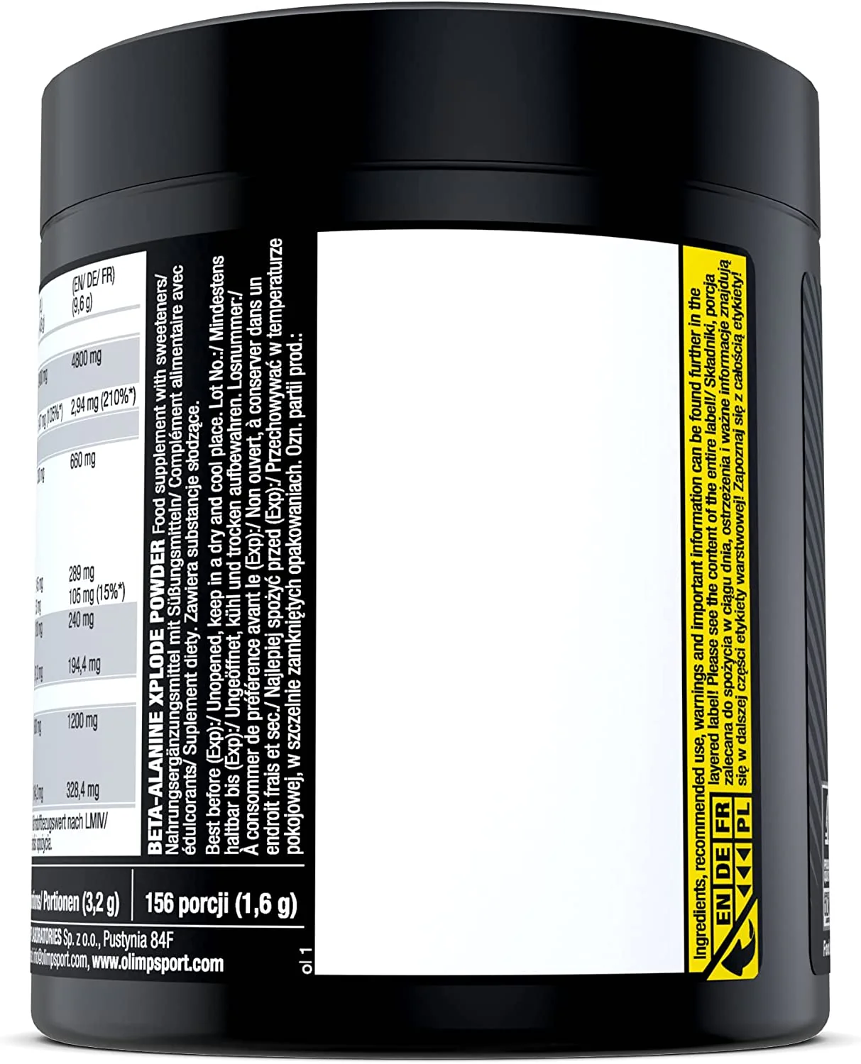 Beta-Alanine Xplode Powder - 250g - Orange - Image 3