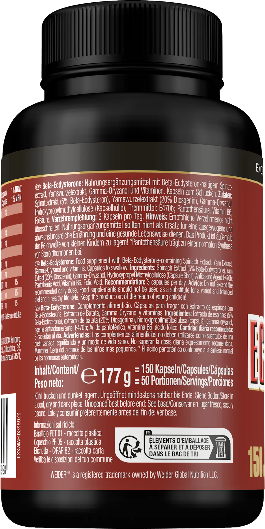 Beta-Ecdysteron (150 capsules) - Image 3