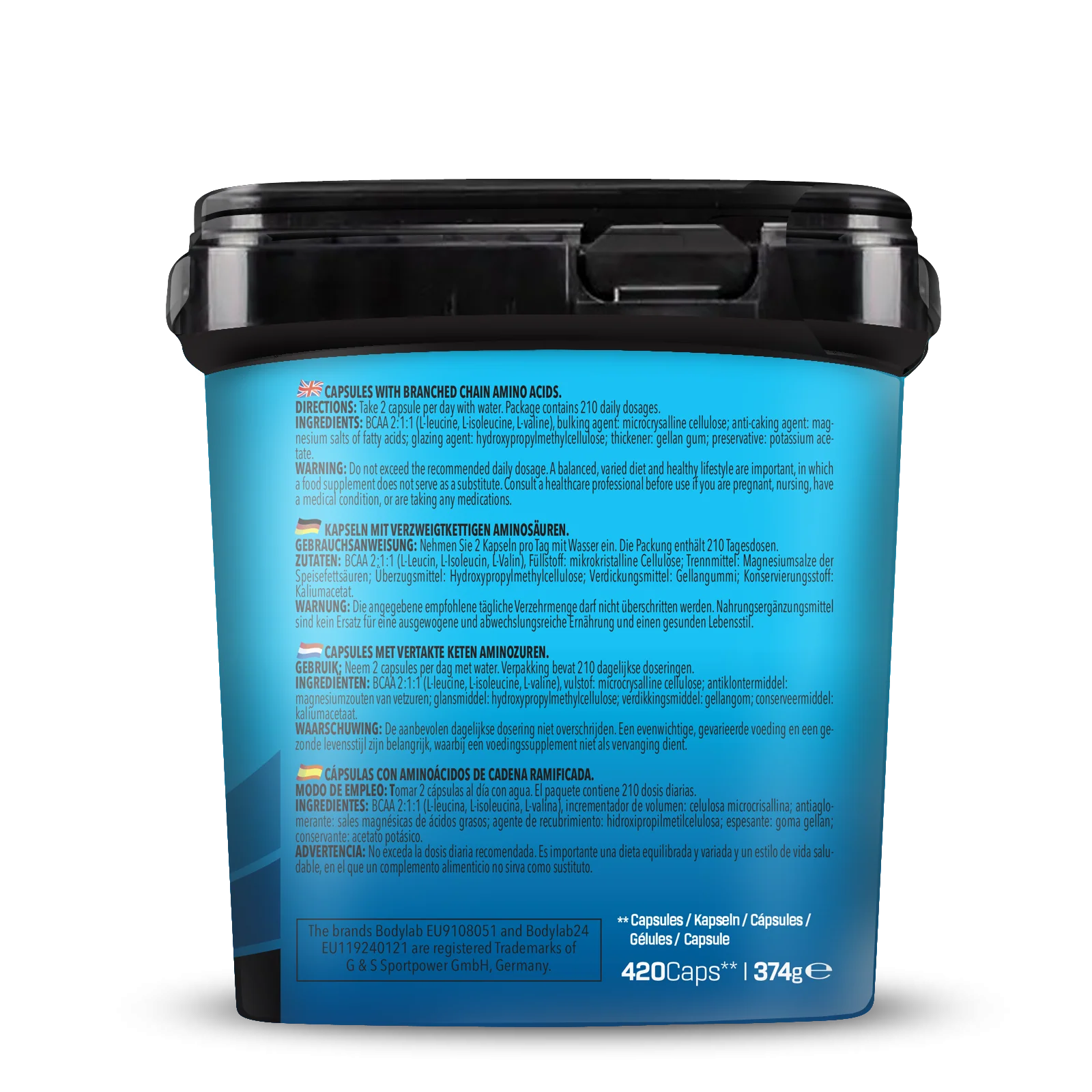BIG PACK BCAA (420 capsules) - Image 3