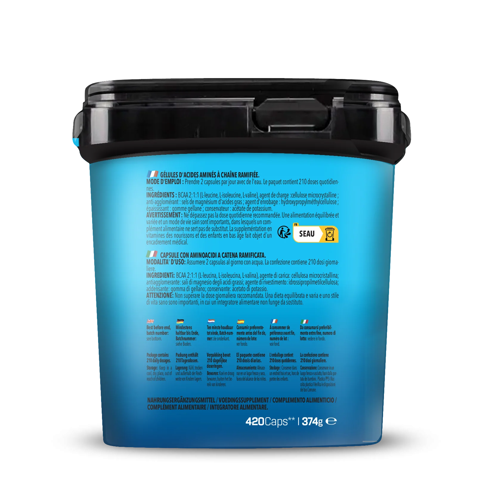 BIG PACK BCAA (420 capsules) - Image 4