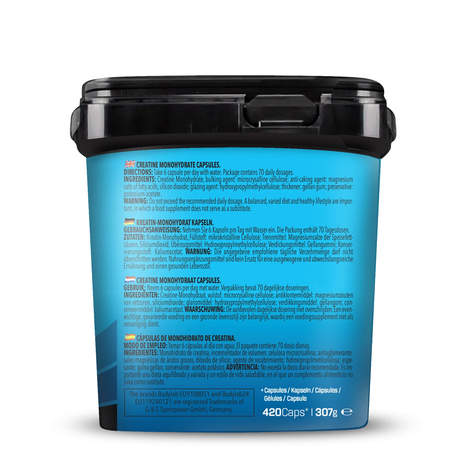 BIG PACK Creatine Monohydrate (420 capsules) - Image 3