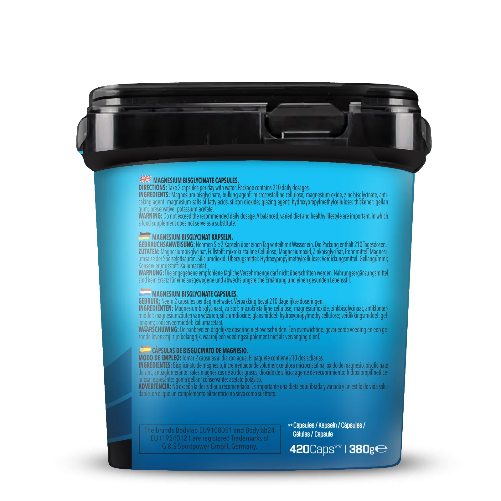 BIG PACK Magnesium Bisglycinate (420 capsules) - Image 3