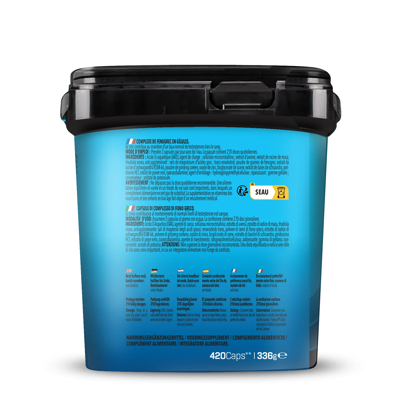 BIG PACK Testo Extreme 2.0 - nieuwe formule (420 capsules) - Image 4