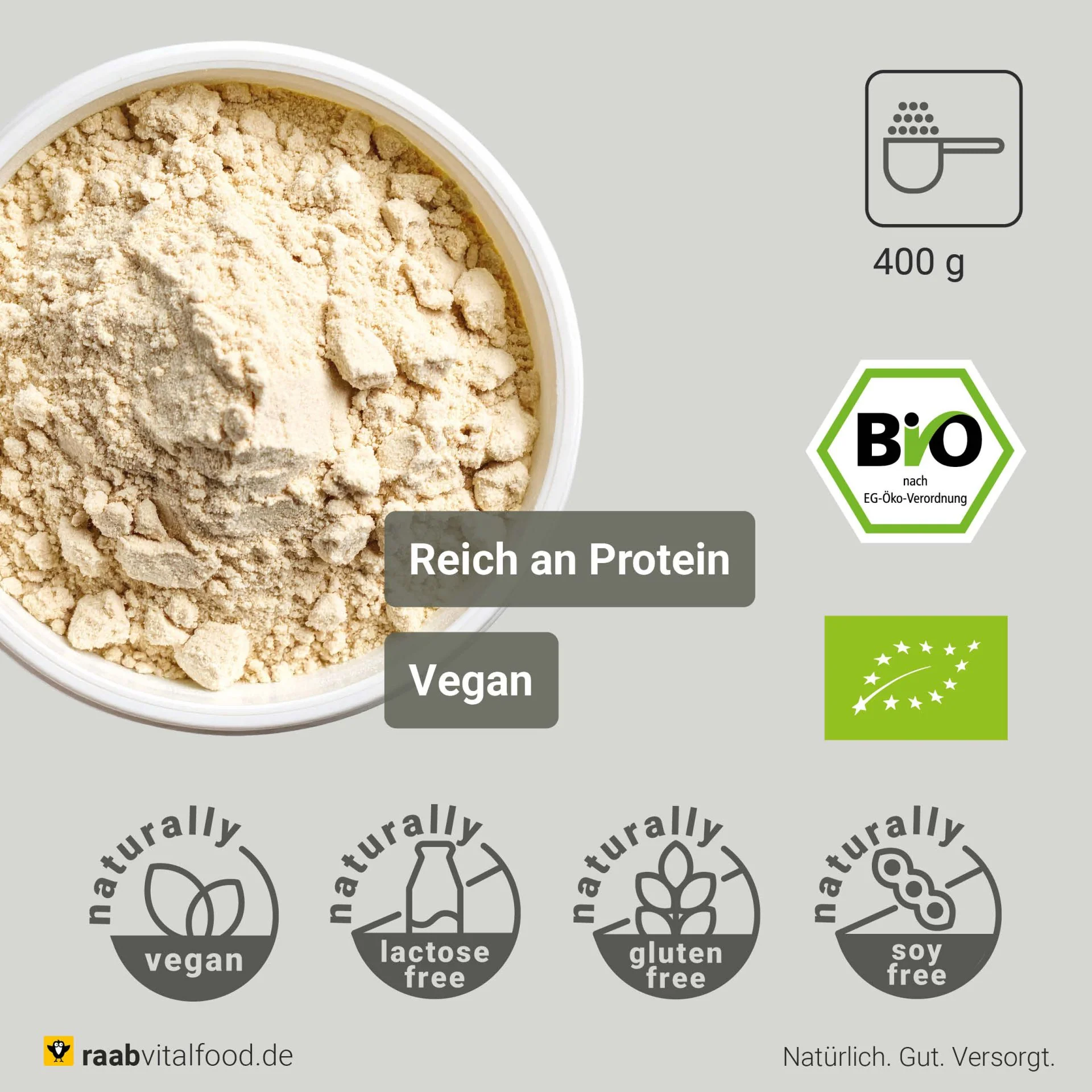 Organic Pea Protein Powder (300g) - Image 4