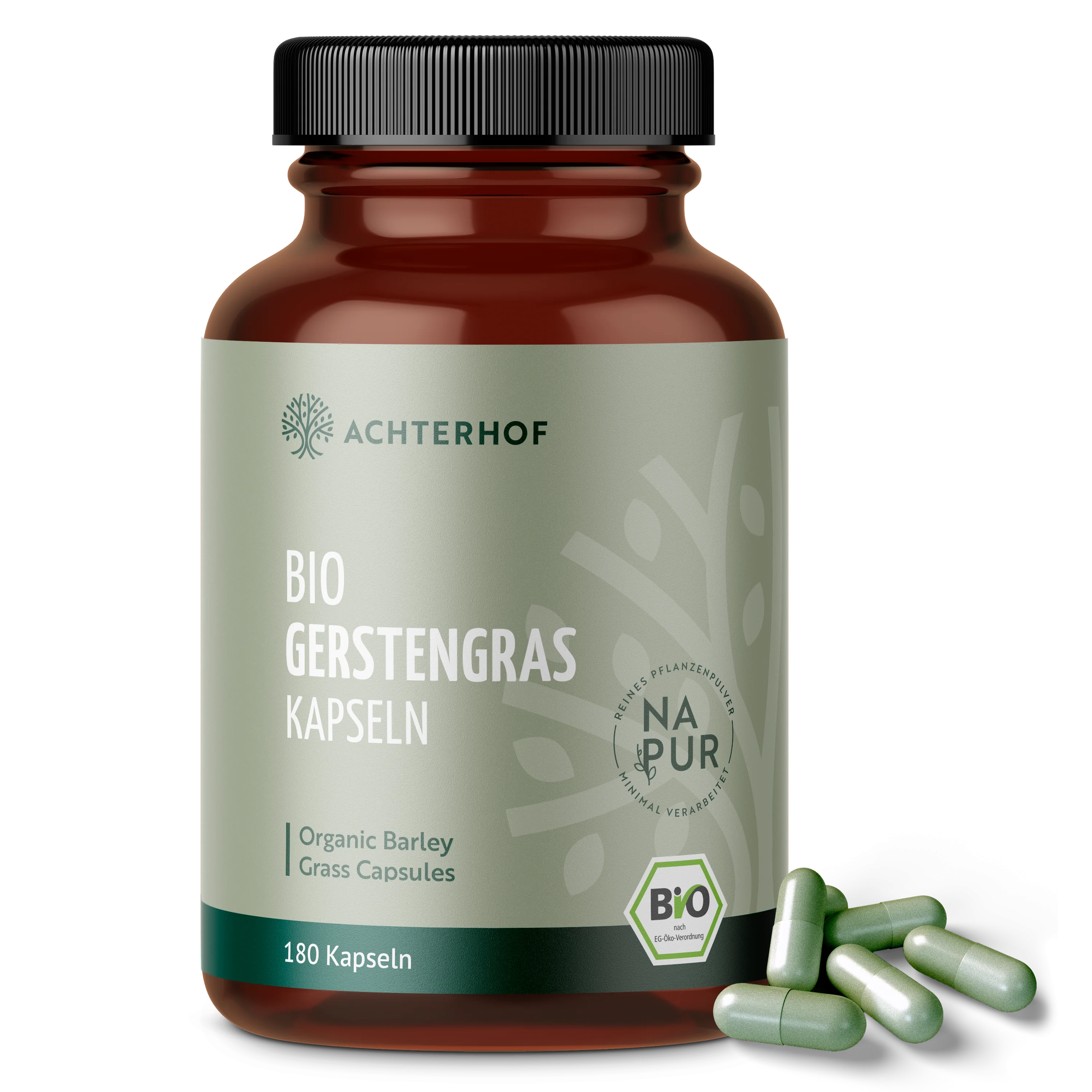 Bio Gerstengras Kapseln (180 Kapseln)