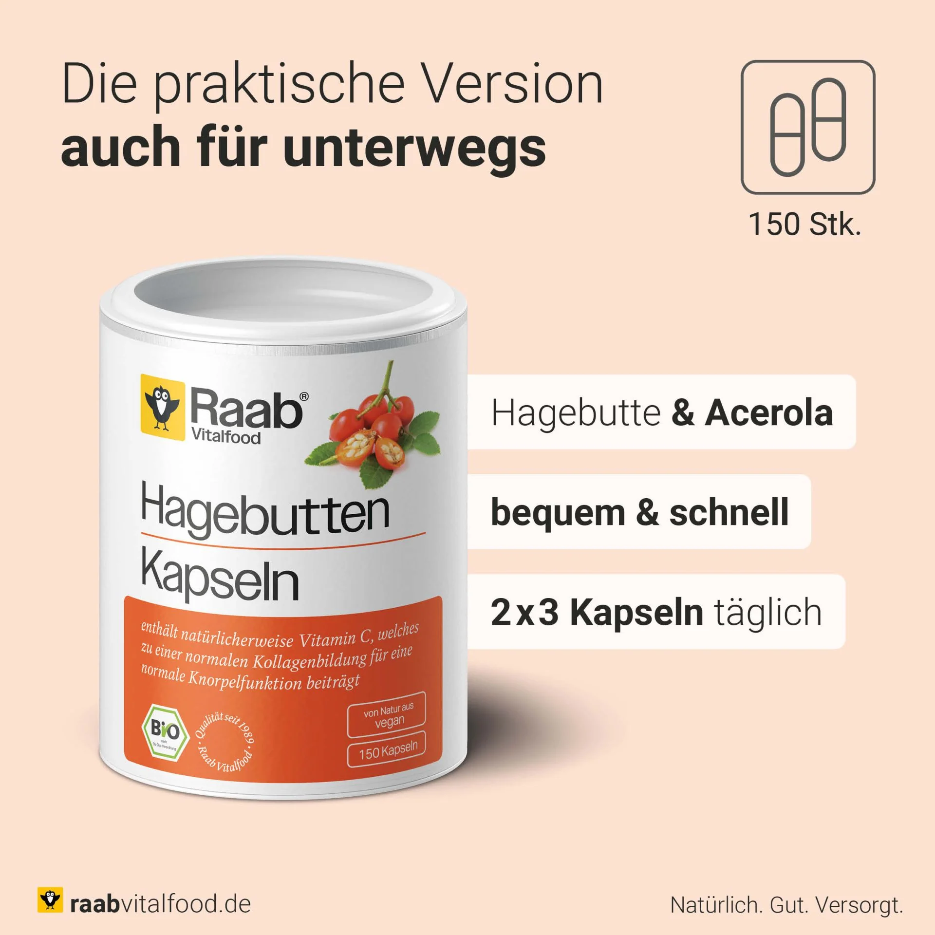 Rosehip bio (150 capsules) - Image 3