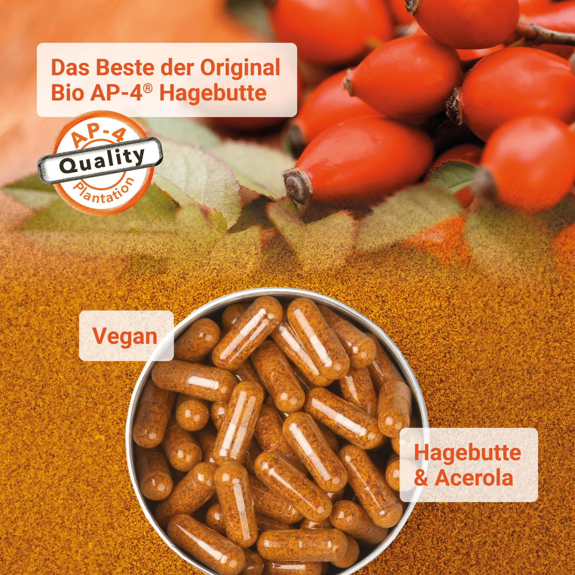 Rosehip bio (150 capsules) - Image 5