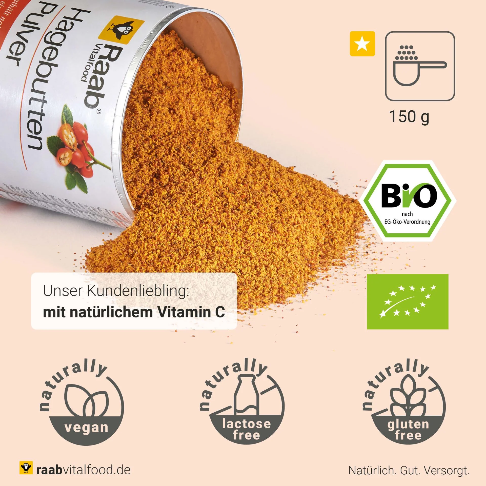Bio Rosehip Powder (150g) - Image 5