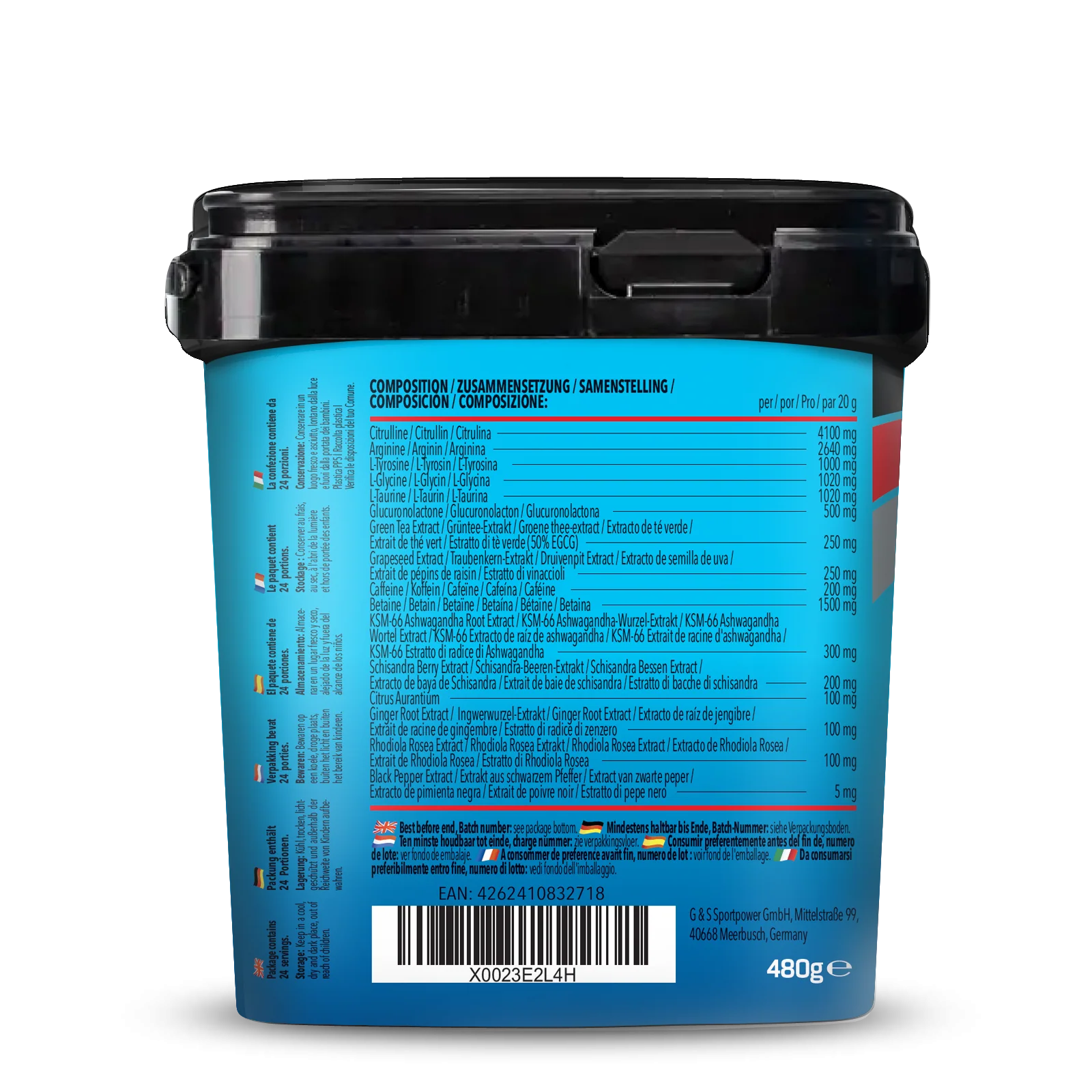 Bodybuilder Pre Workout (480g) - Image 2